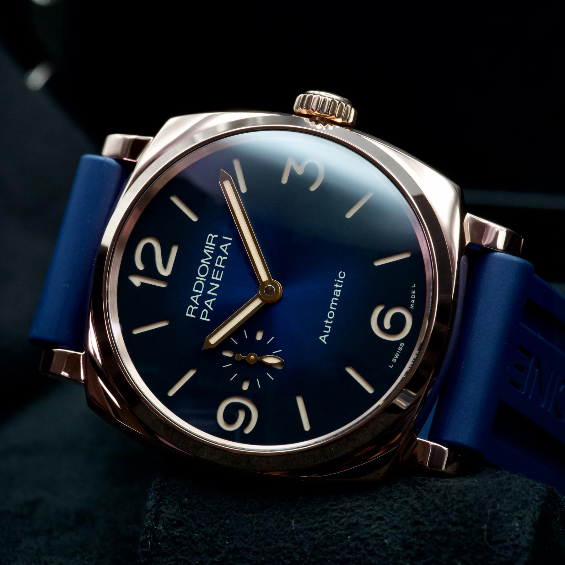 Panerai PAM00934 Radiomir 1940 3 Days Automatic Micro Rotor Gold Blue Limited BP