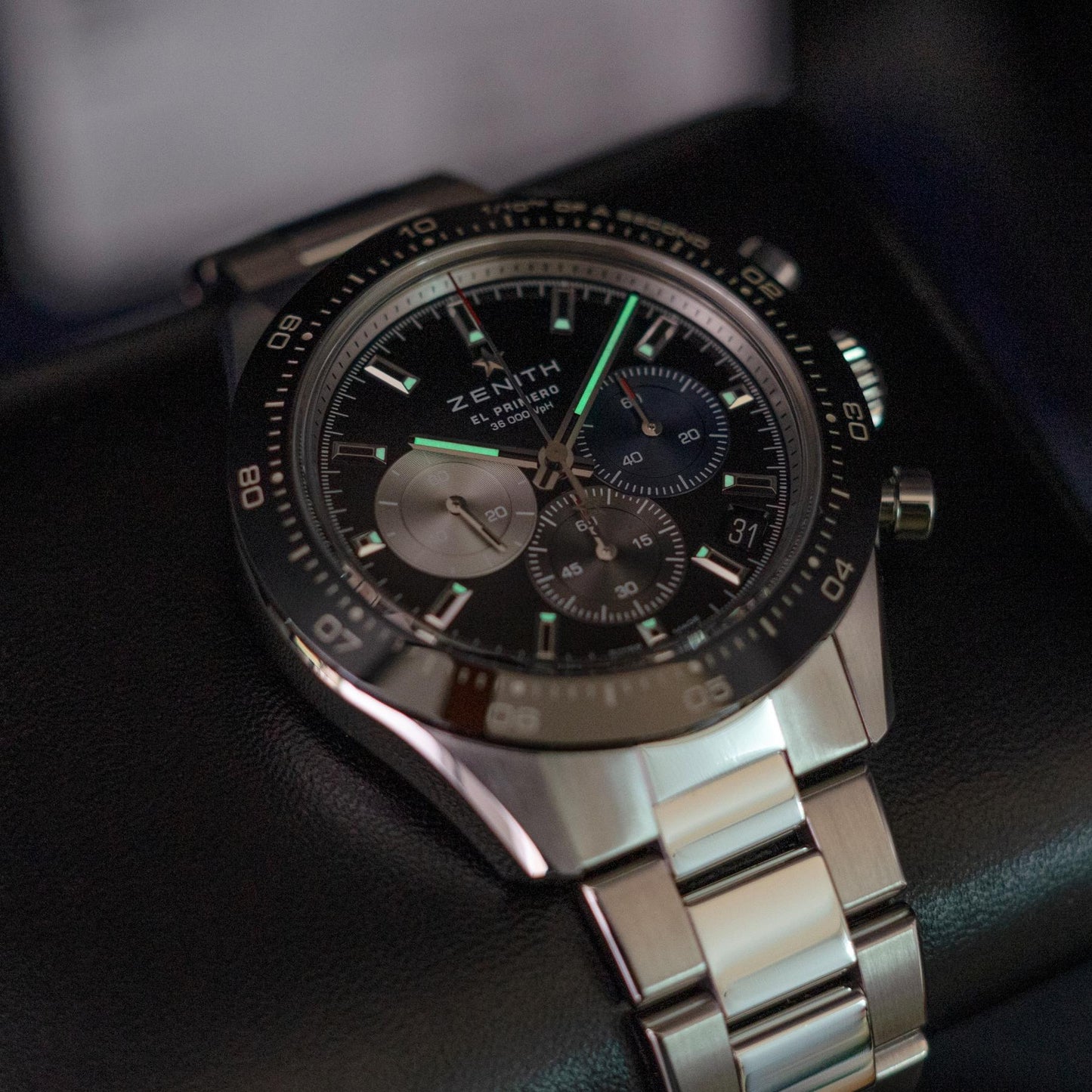 Zenith Chronomaster Sport 41mm El Primero Black Dial Box Papers 2021