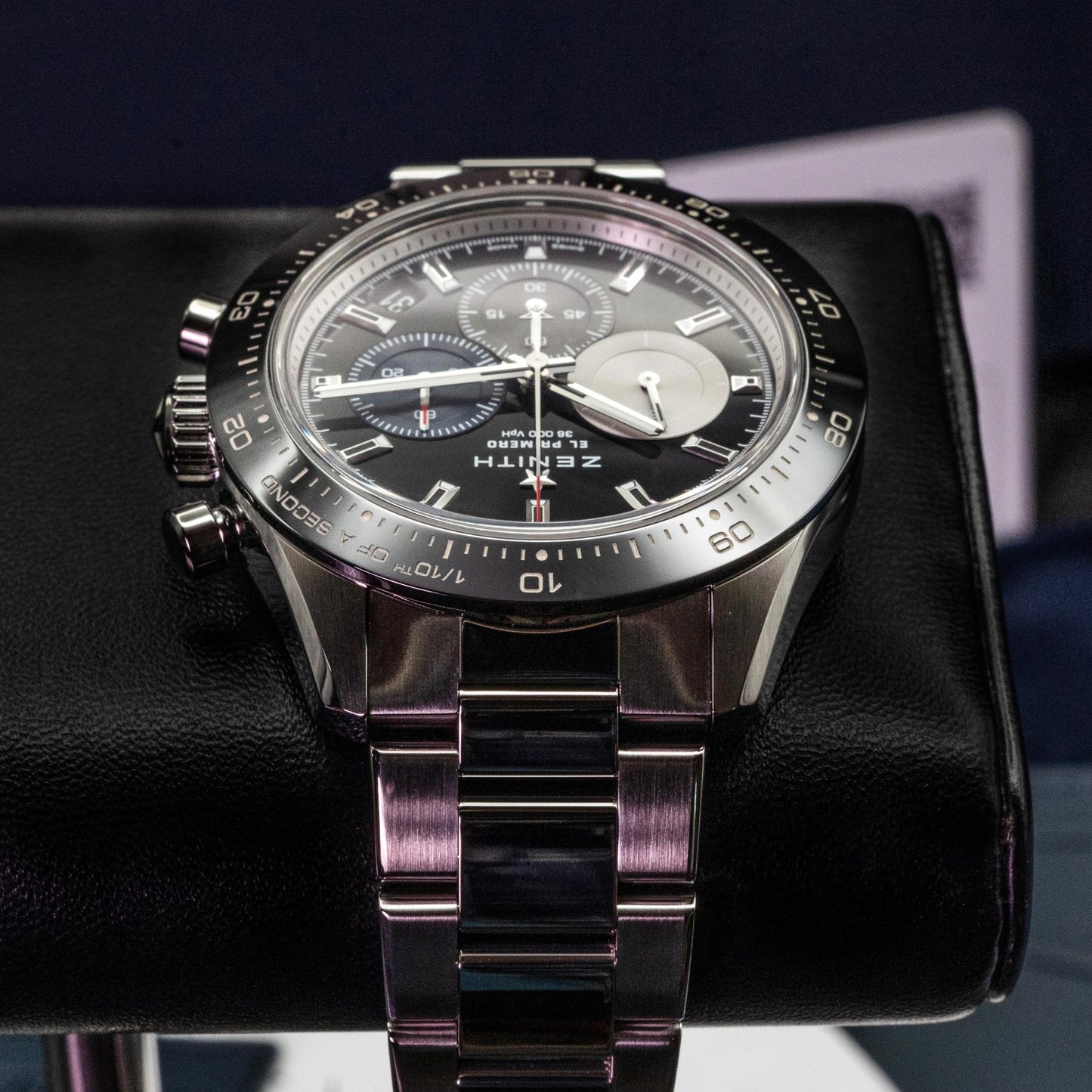 Zenith Chronomaster Sport 41mm El Primero Black Dial Box Papers 2021