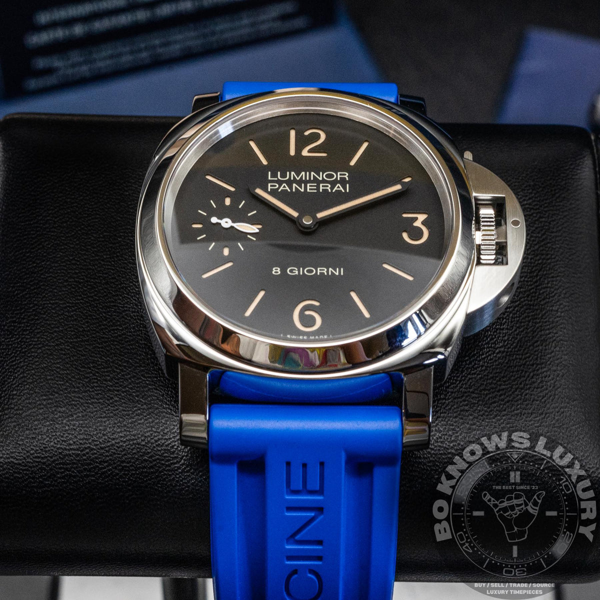 Panerai Luminor 8 Giorni PAM00915 44mm Steel Black Dial 8 Days Box Papers 2026
