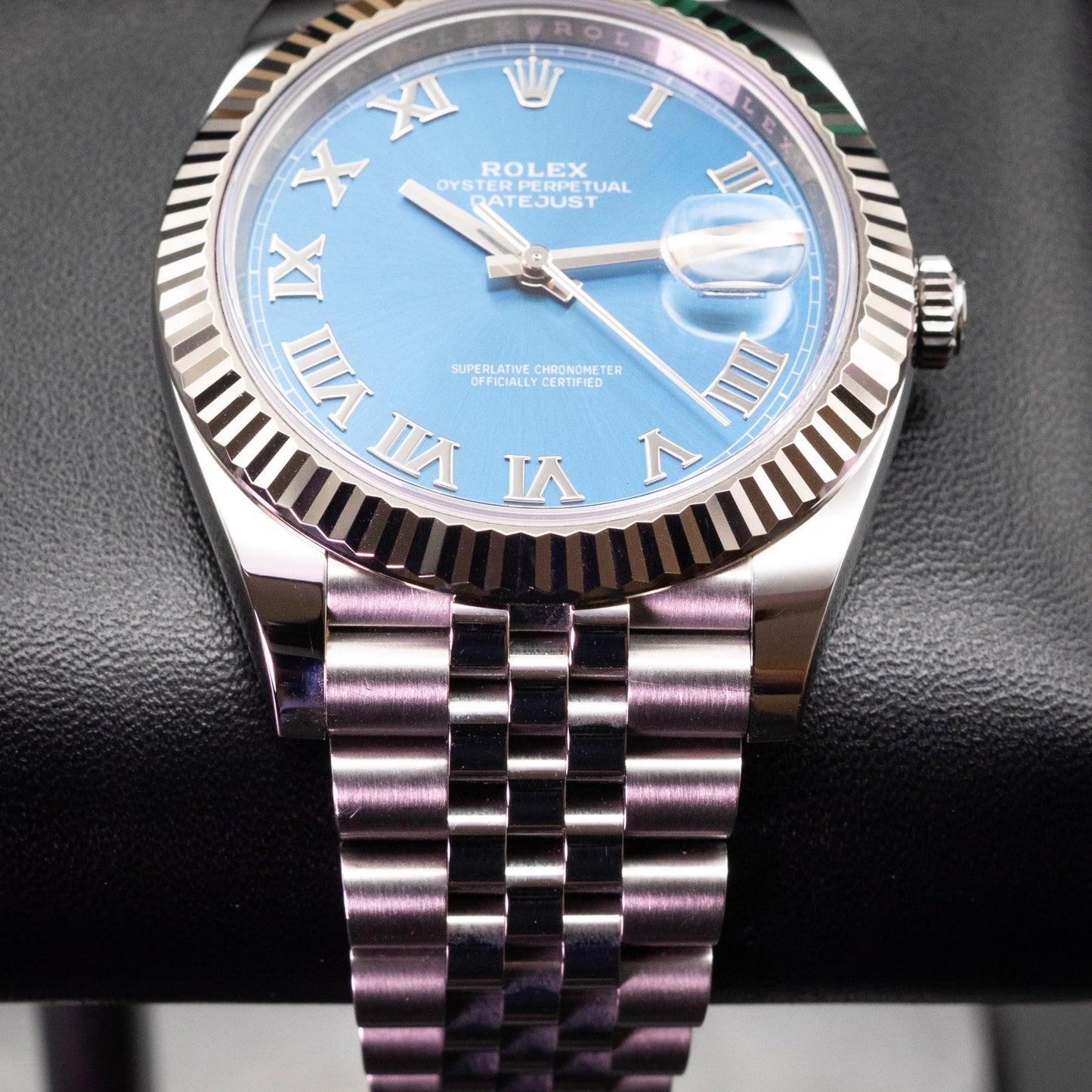 Rolex Datejust 41 126334 Steel White Gold Azzurro Blue Roman Jubilee 2025