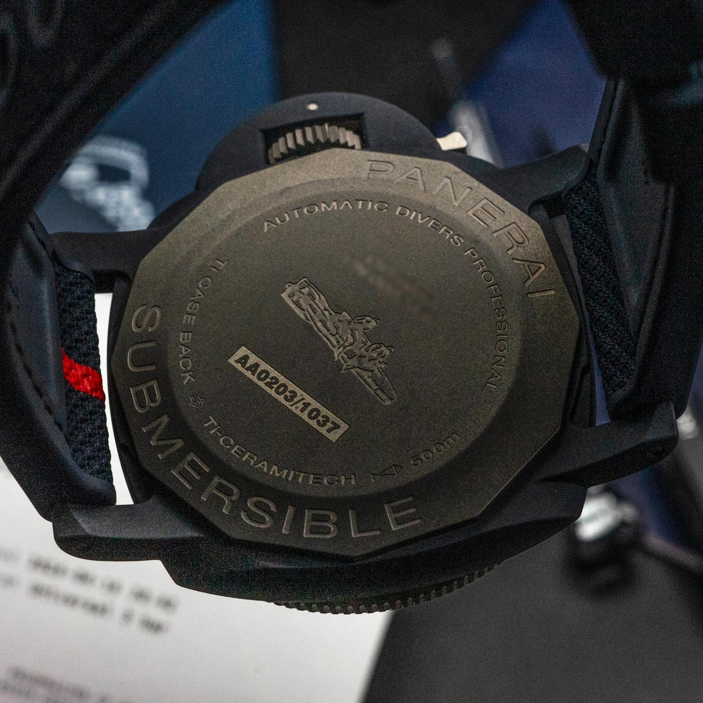 Panerai Submersible Luna Rossa PAM01466 44mm Ti-Ceramitech Blue Box Papers 2024