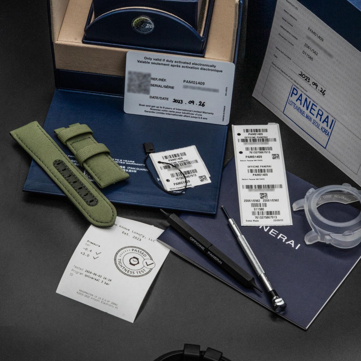 Panerai Luminor Chrono Navy SEALs PAM01409 44mm Steel Grey Dial 2023