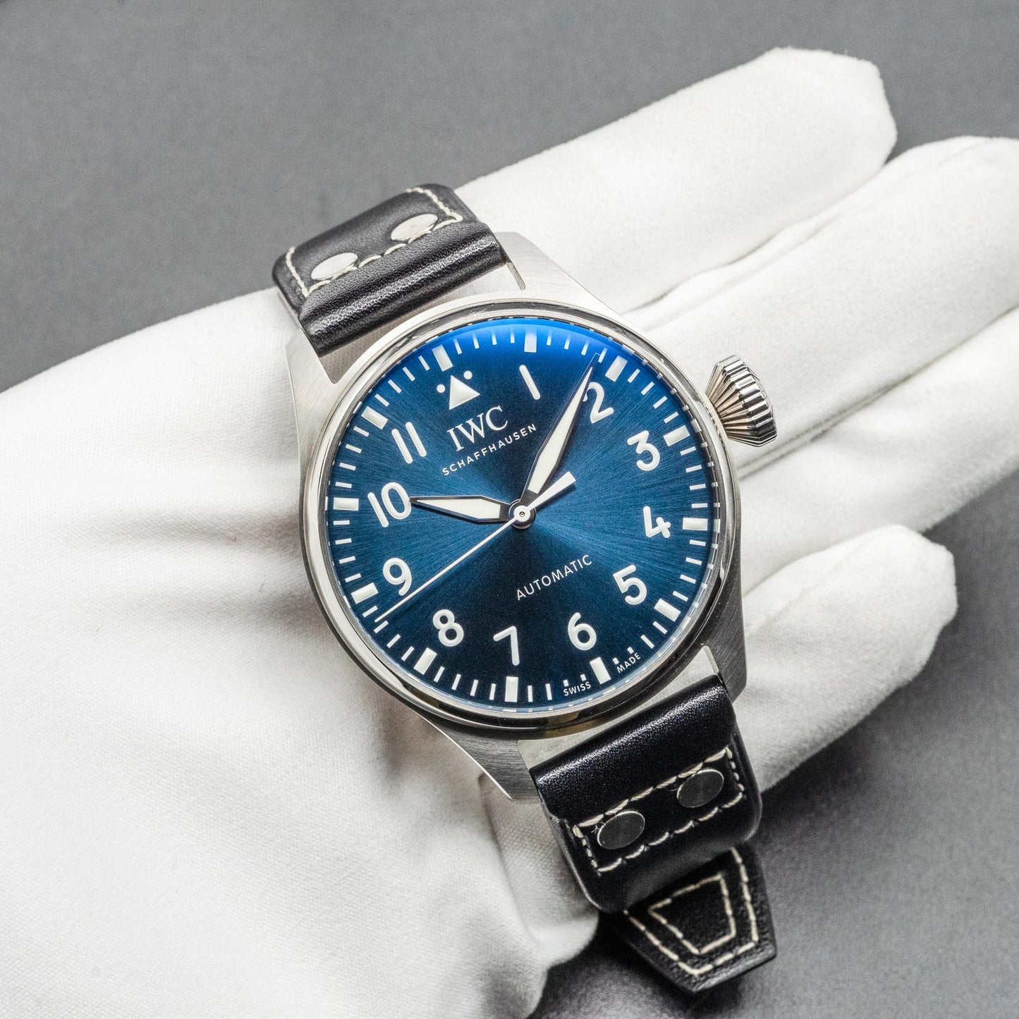 IWC Big Pilot's Watch 43 IW329303 Blue Dial 43mm Steel 2021 Box Papers