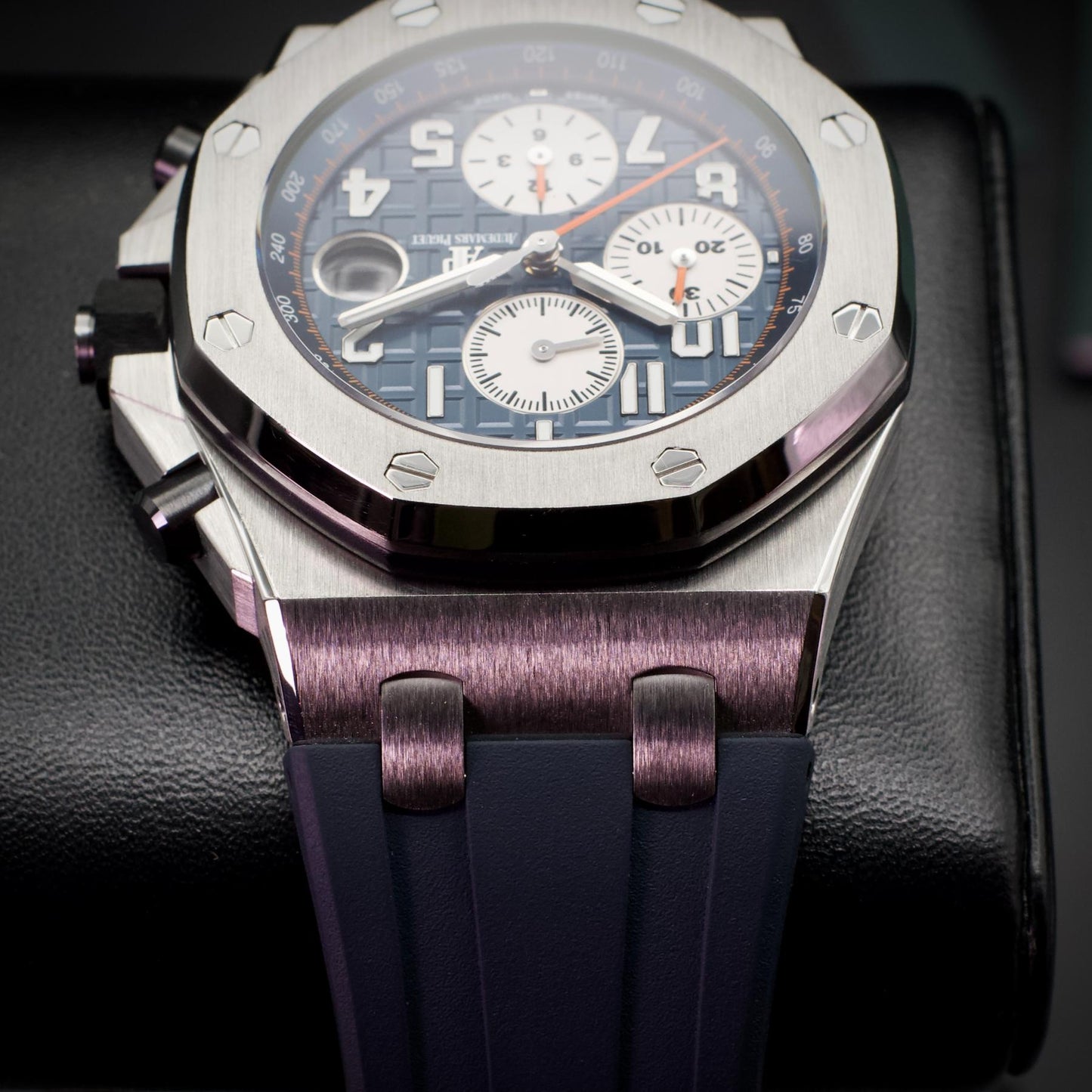 Audemars Piguet AP Royal Oak Offshore Navy Chronograph 42mm Blue Dial 26470ST