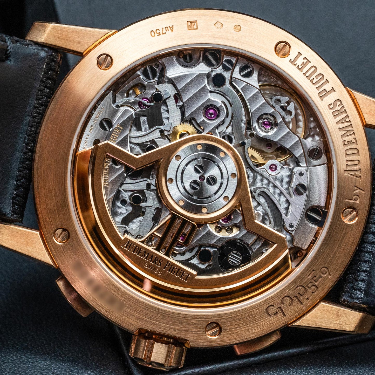 Audemars Piguet Code 11.59 26393OR Chronograph 41mm Rose Gold Purple Box Papers