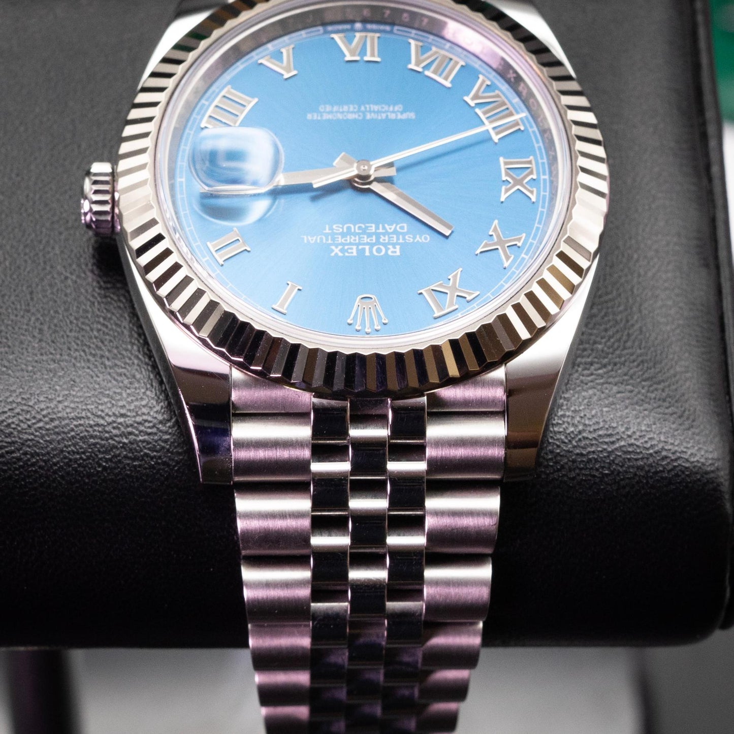 Rolex Datejust 41 126334 Steel White Gold Azzurro Blue Roman Jubilee 2025