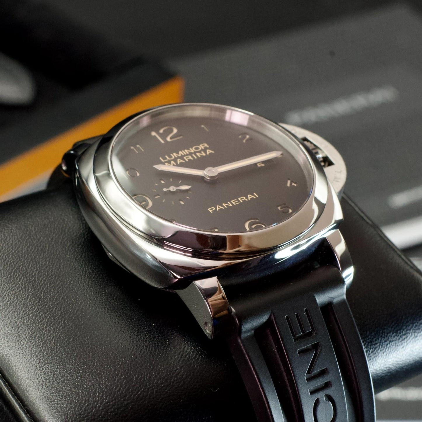 Panerai PAM00359 Luminor Marina 1950 Dirty Dial 44mm Box Papers Straps
