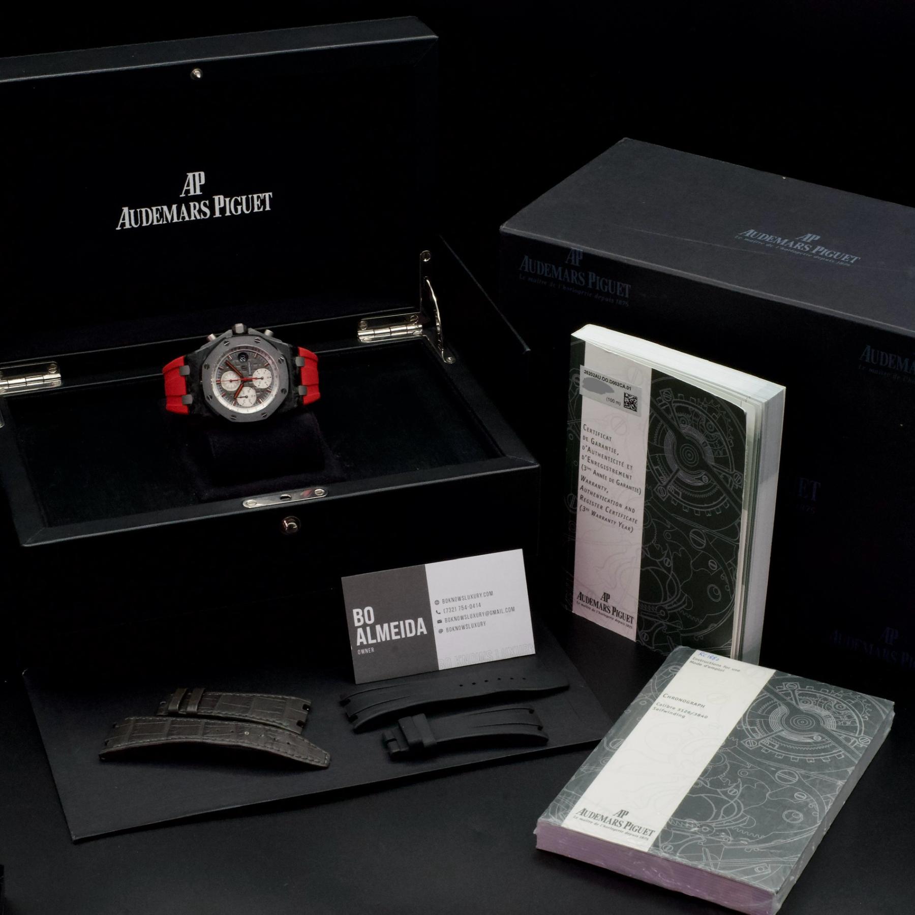 Audemars Piguet Royal Oak Offshore Chronograph Jarno Trulli Carbon 42mm 26202AU