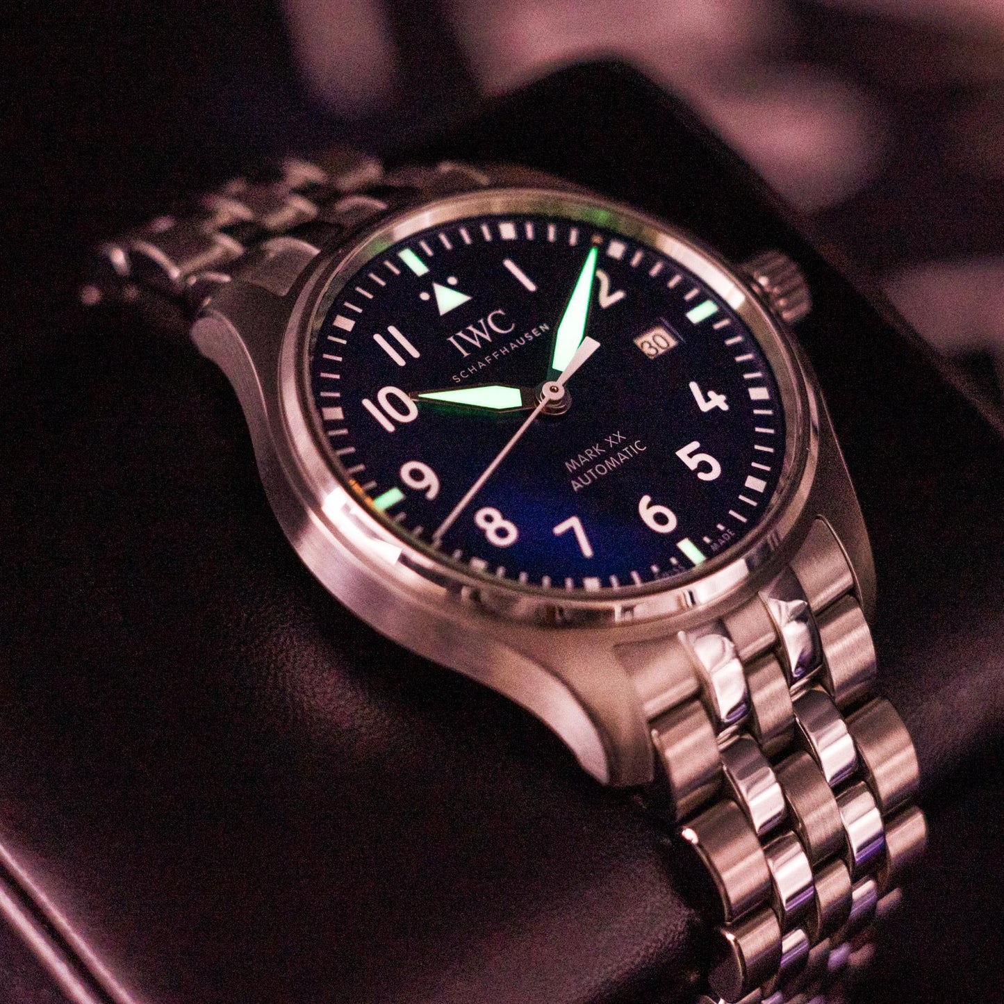 IWC Pilot's Watch Mark XX IW328203 40mm Steel Blue Dial Box Papers 2025