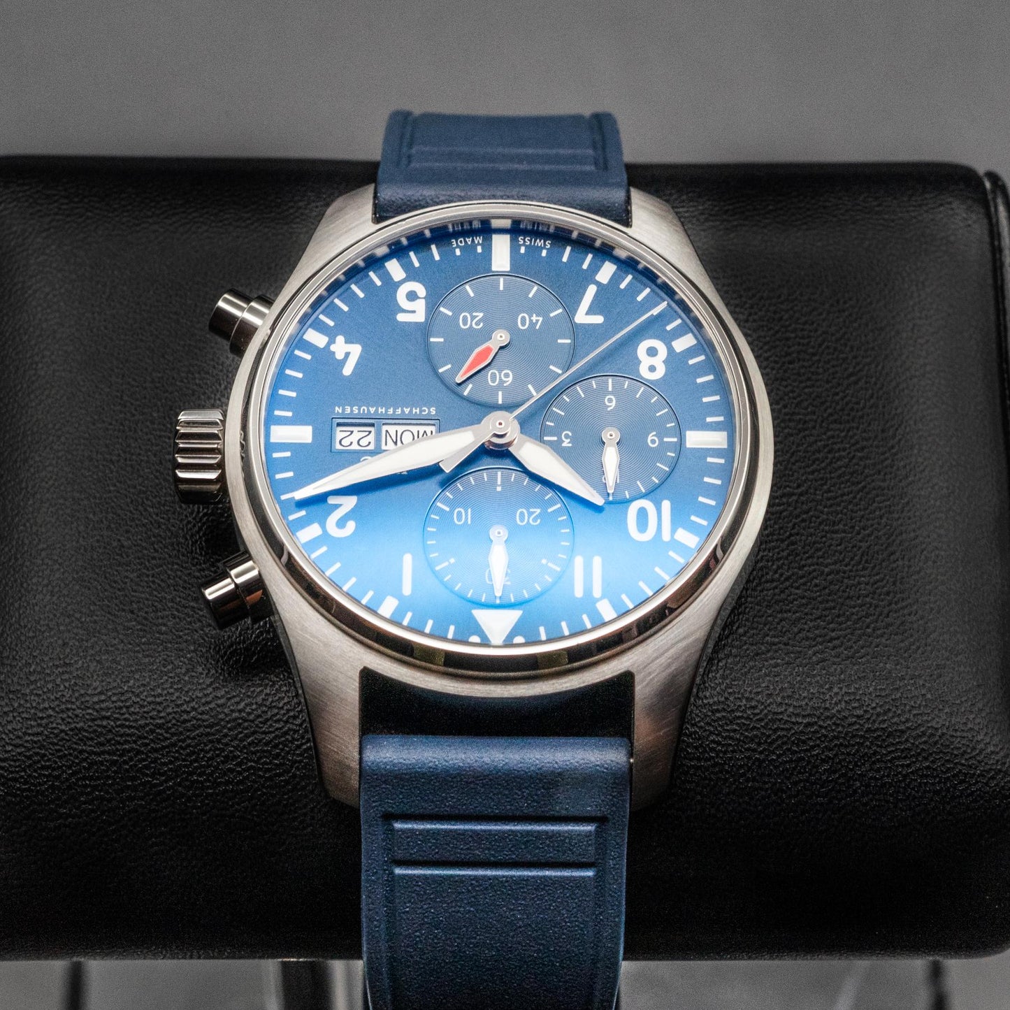 IWC Pilot's Watch Chronograph 41 IW388101 Steel Blue Dial 2022 Travel Box
