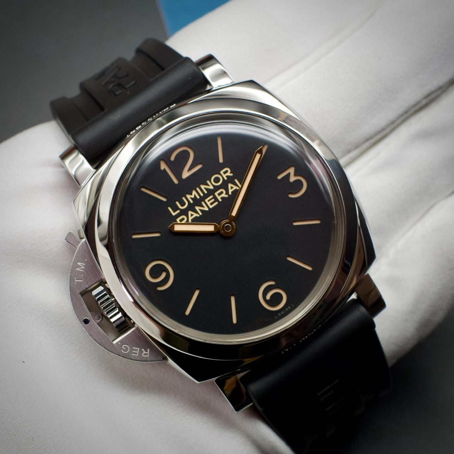 Panerai PAM00557 Luminor 1950 Left-Handed Destro 47mm 2014 Full Set