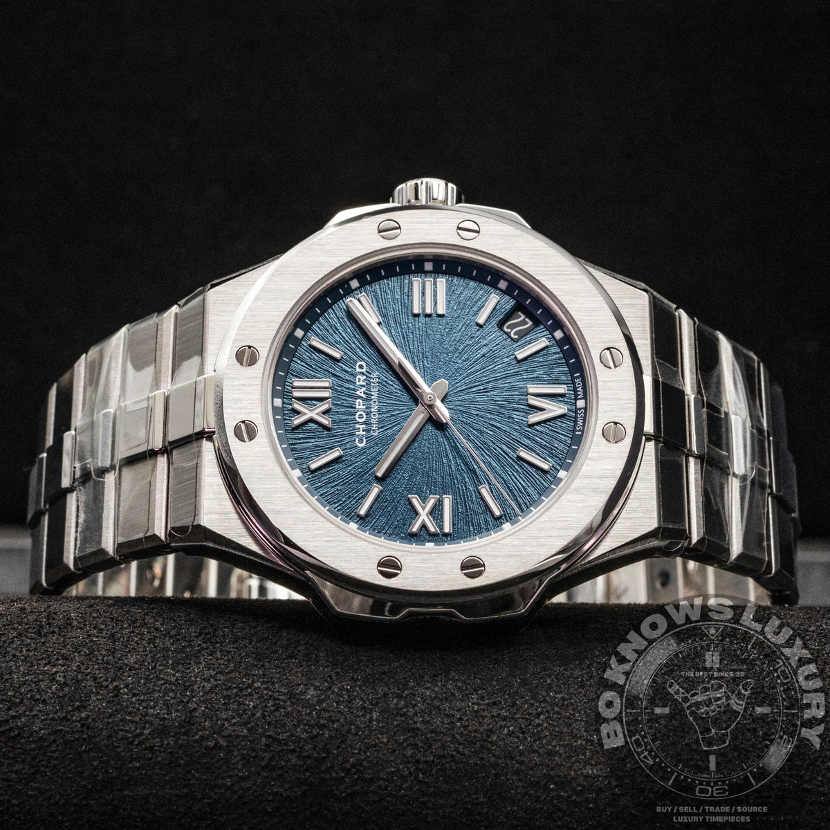 Chopard Alpine Eagle 41mm 298600-3001 Lucent Steel Blue Dial Box Papers 2026