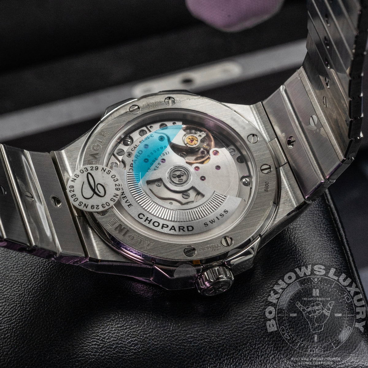 Chopard Alpine Eagle 41mm 298600-3001 Lucent Steel Blue Dial Box Papers 2026