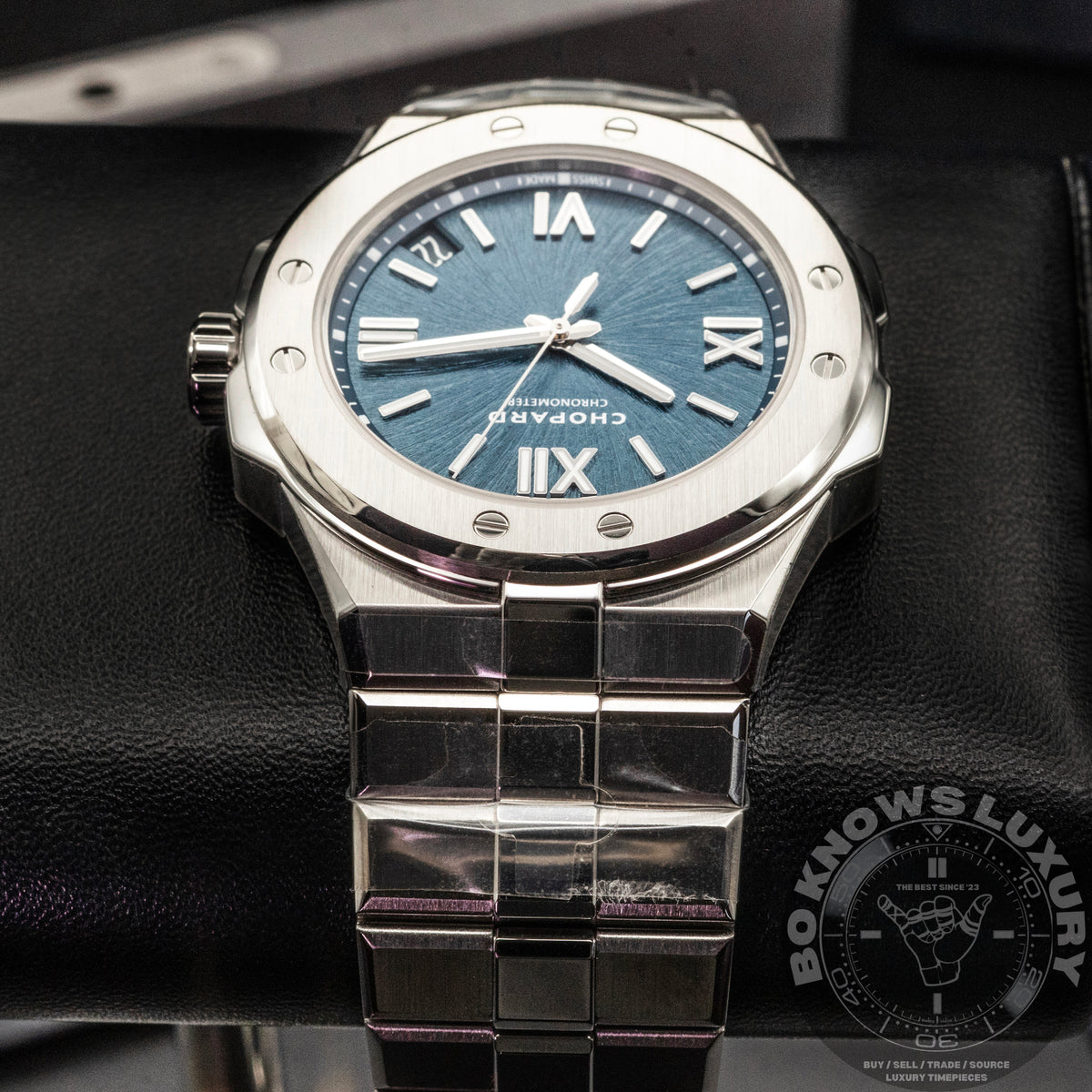 Chopard Alpine Eagle 41mm 298600-3001 Lucent Steel Blue Dial Box Papers 2026