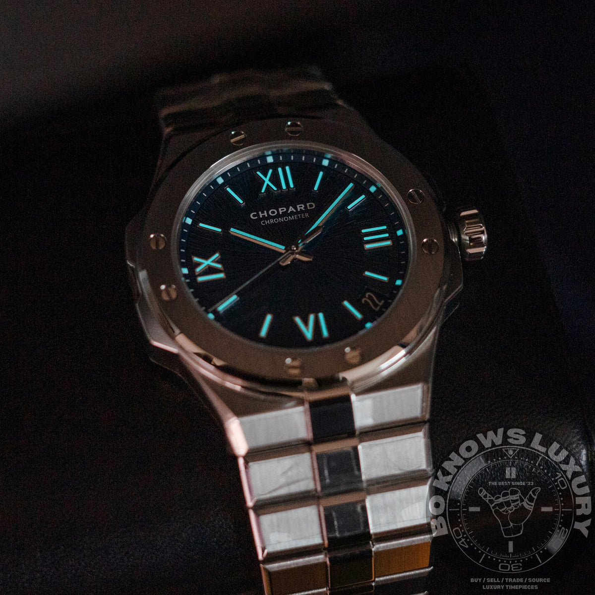 Chopard Alpine Eagle 41mm 298600-3001 Lucent Steel Blue Dial Box Papers 2026