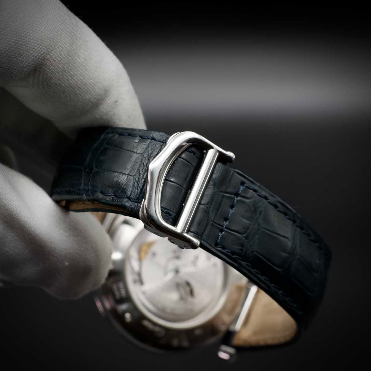 Cartier Pasha Date Automatic Stainless Steel White Dial Watch - 38mm
