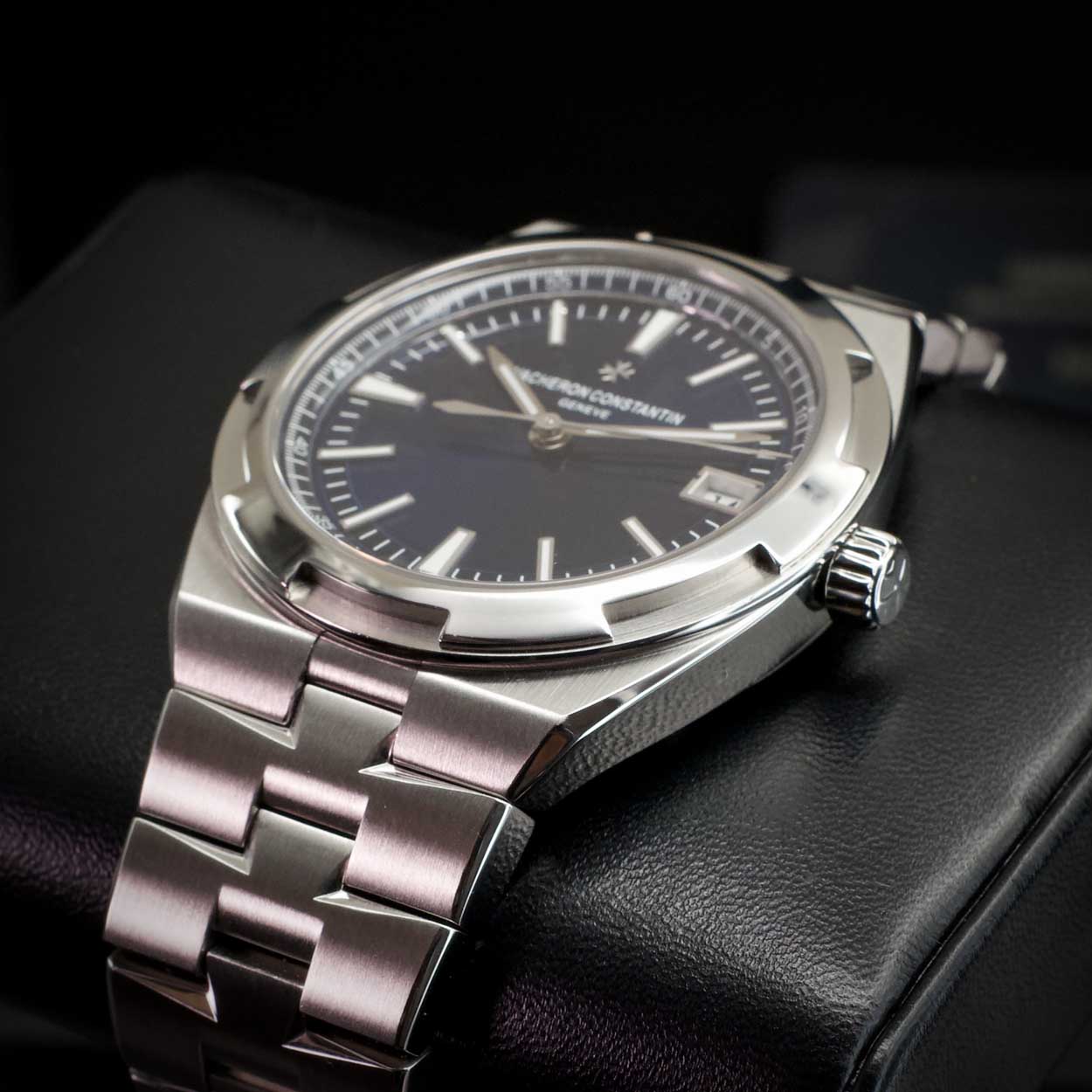 Vacheron Constantin VC Overseas Automatic Blue Dial 4500V Stainless Steel 41 B&P