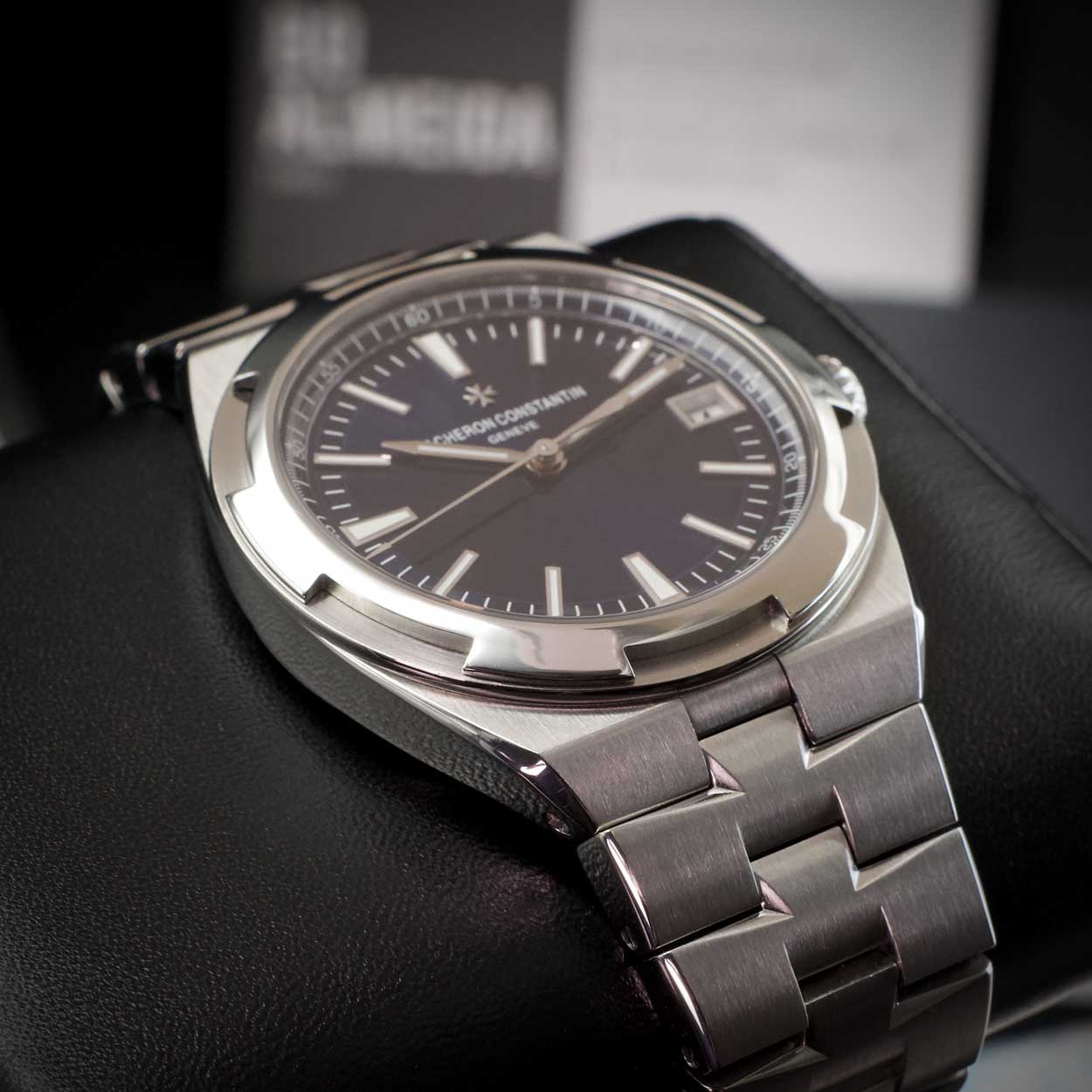 Vacheron Constantin VC Overseas Automatic Blue Dial 4500V Stainless Steel 41 B&P
