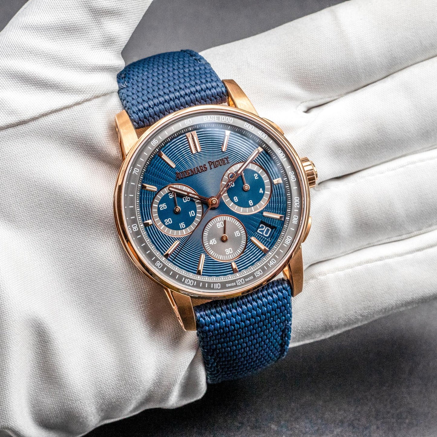 Audemars Piguet Code 11.59 26393OR Chronograph 41mm Rose Gold Bleu Nuit 2025