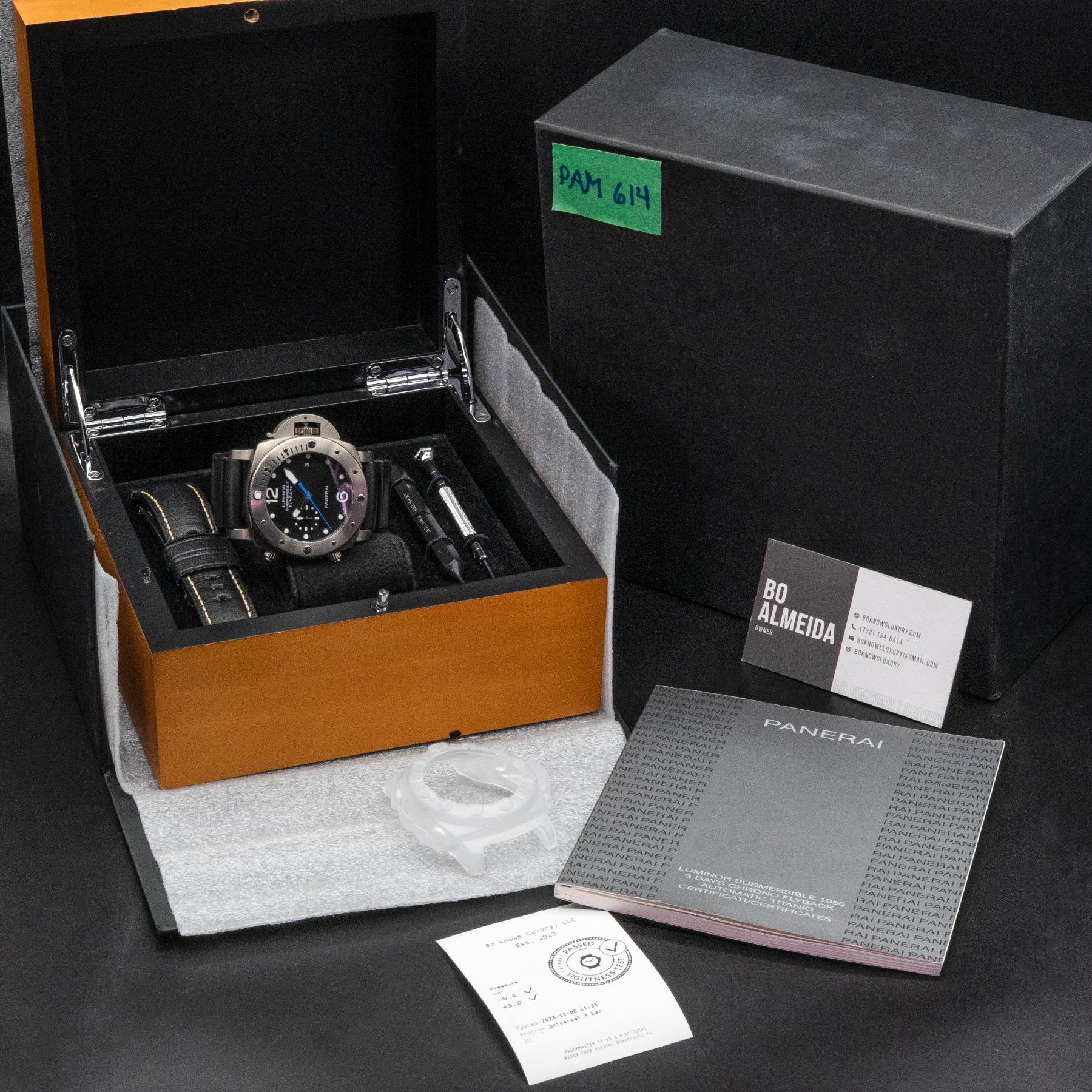 Panerai PAM00614 Luminor Submersible 1950 Chrono Flyback 47mm Titanium