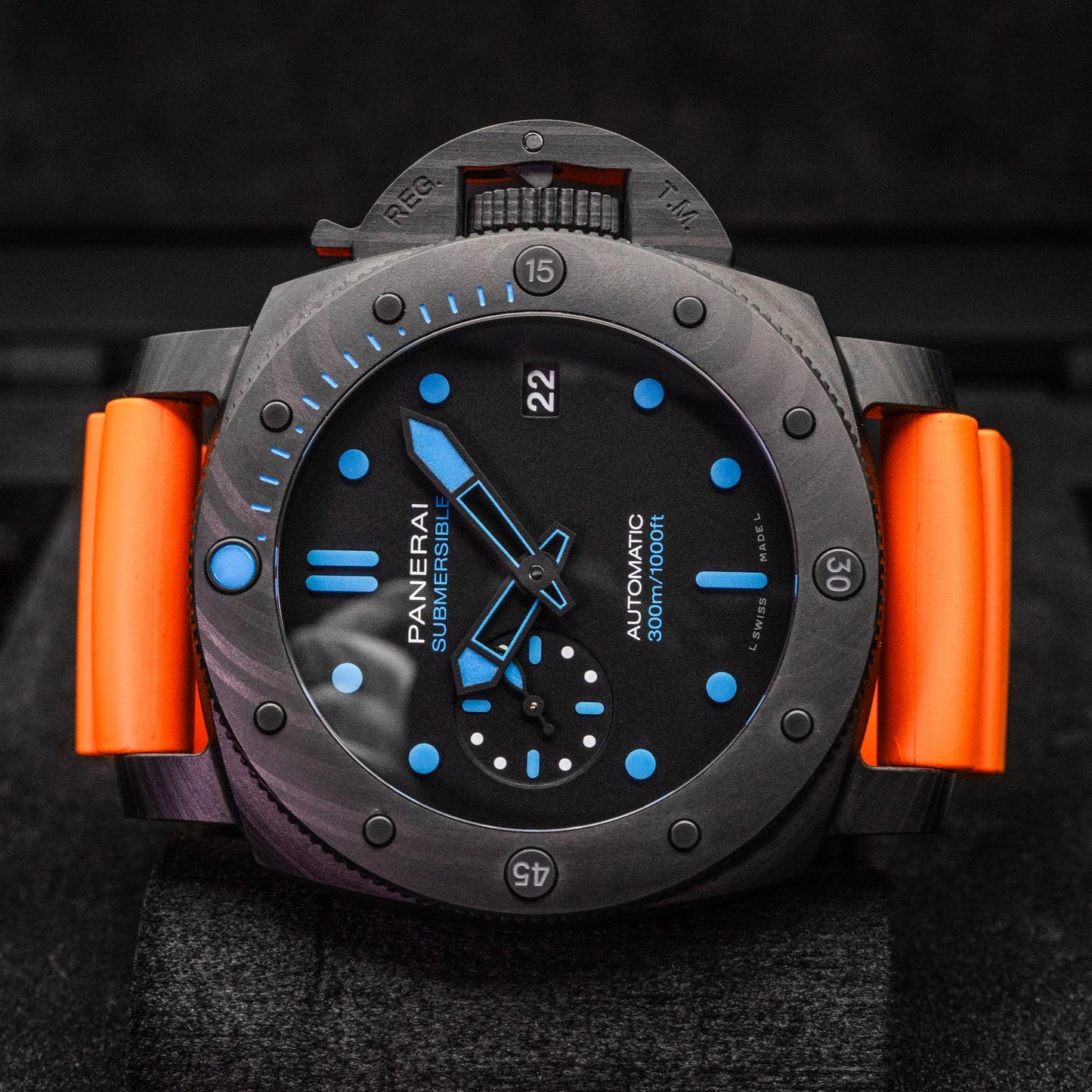 Panerai Submersible PAM00960 42mm Carbotech Black Dial Box Papers 2020