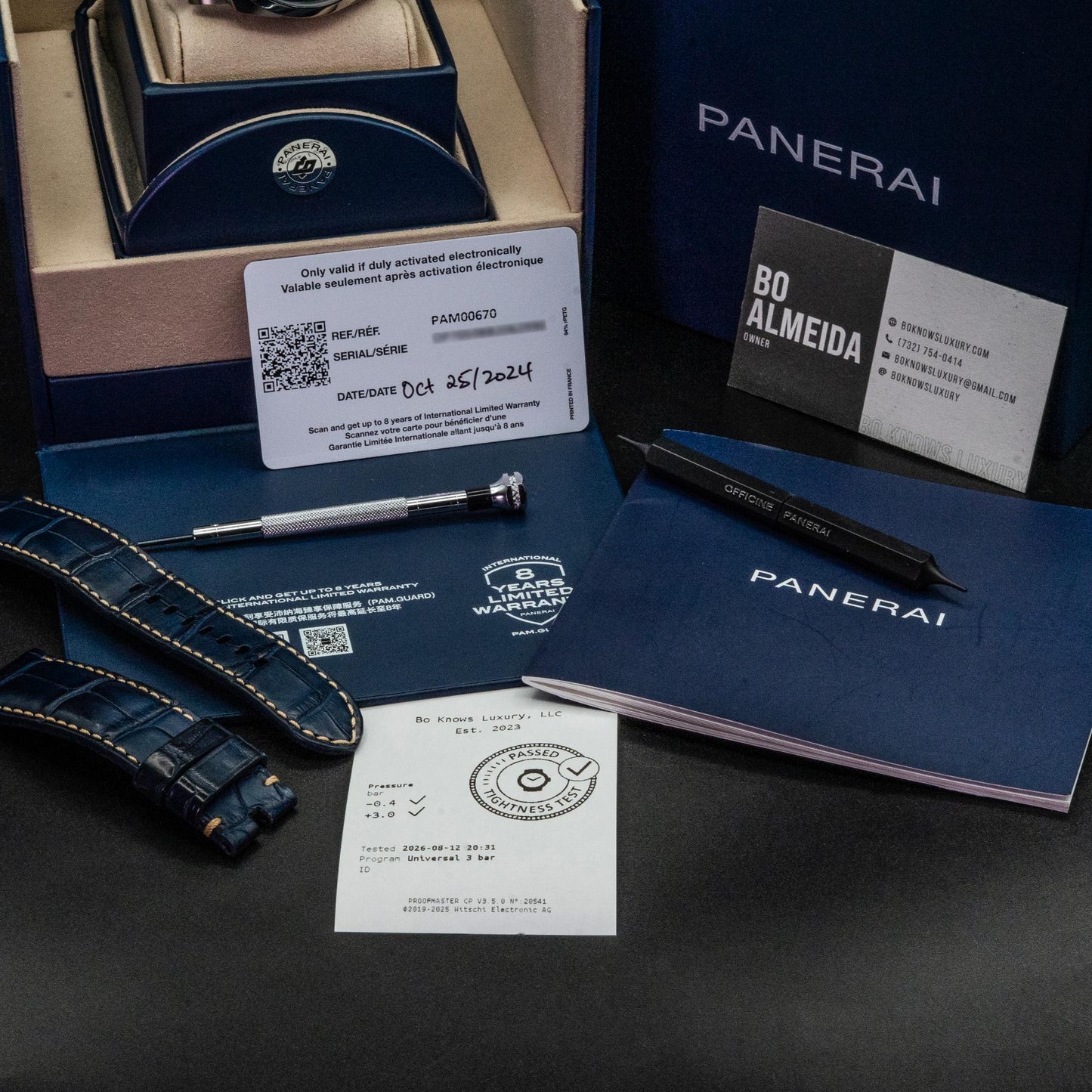 Panerai Luminor Equation Of Time PAM00670 47mm Titanium Box Papers 2024