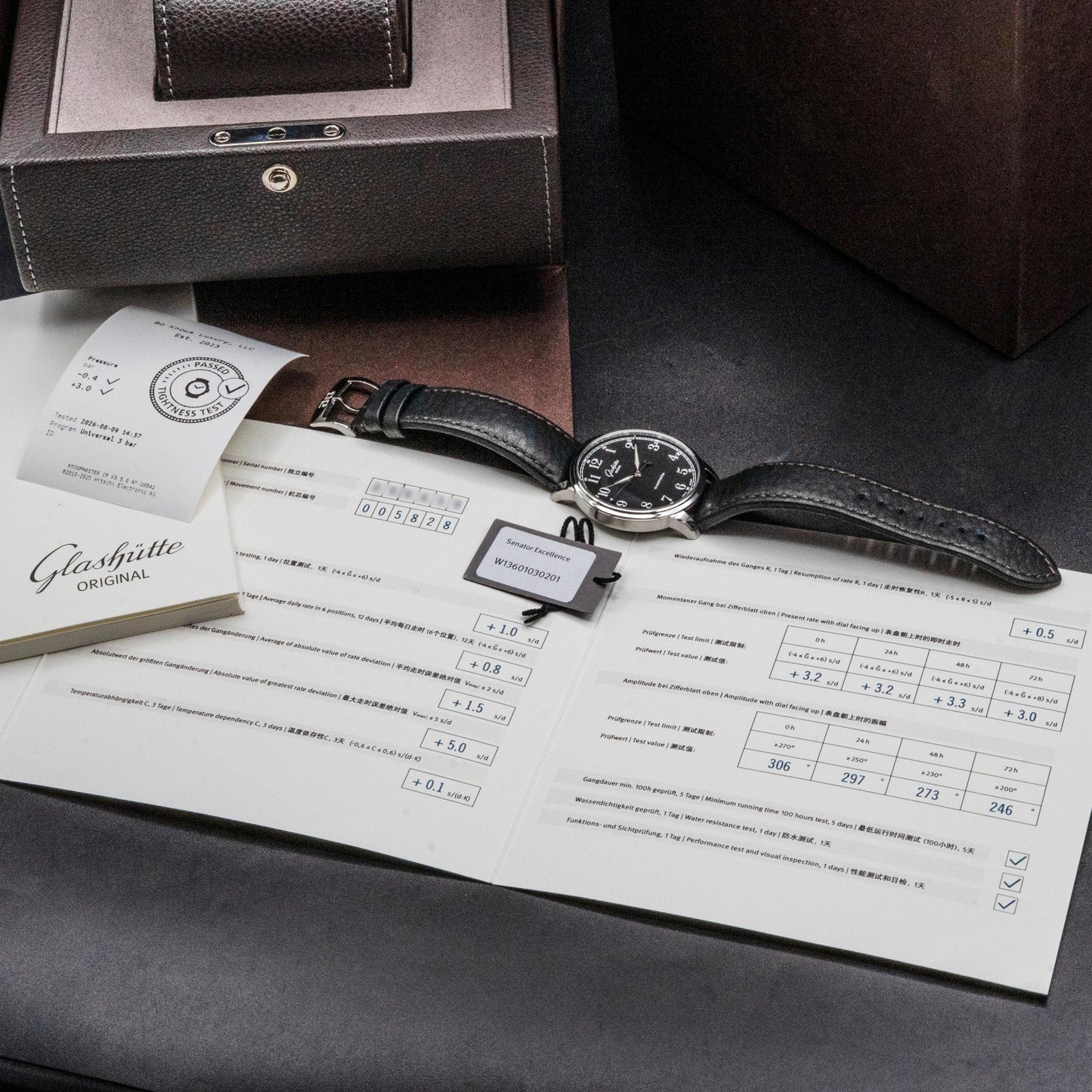 Glashutte Original Senator Excellence 1-36-01-03-02-01 40mm Steel Black Dial