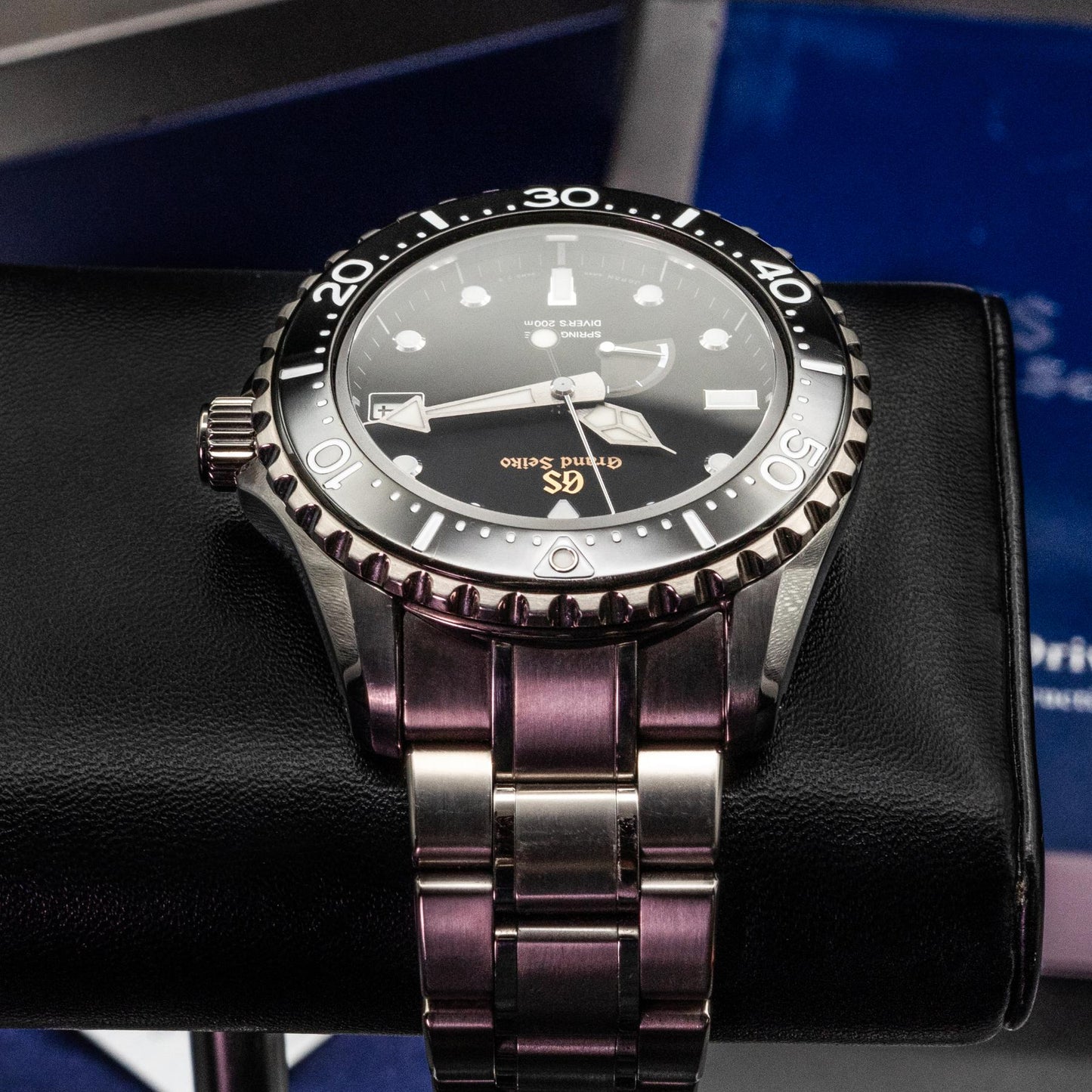Grand Seiko Sport SBGA231 44.2mm Titanium Black Dial Spring Drive Box Papers 2021