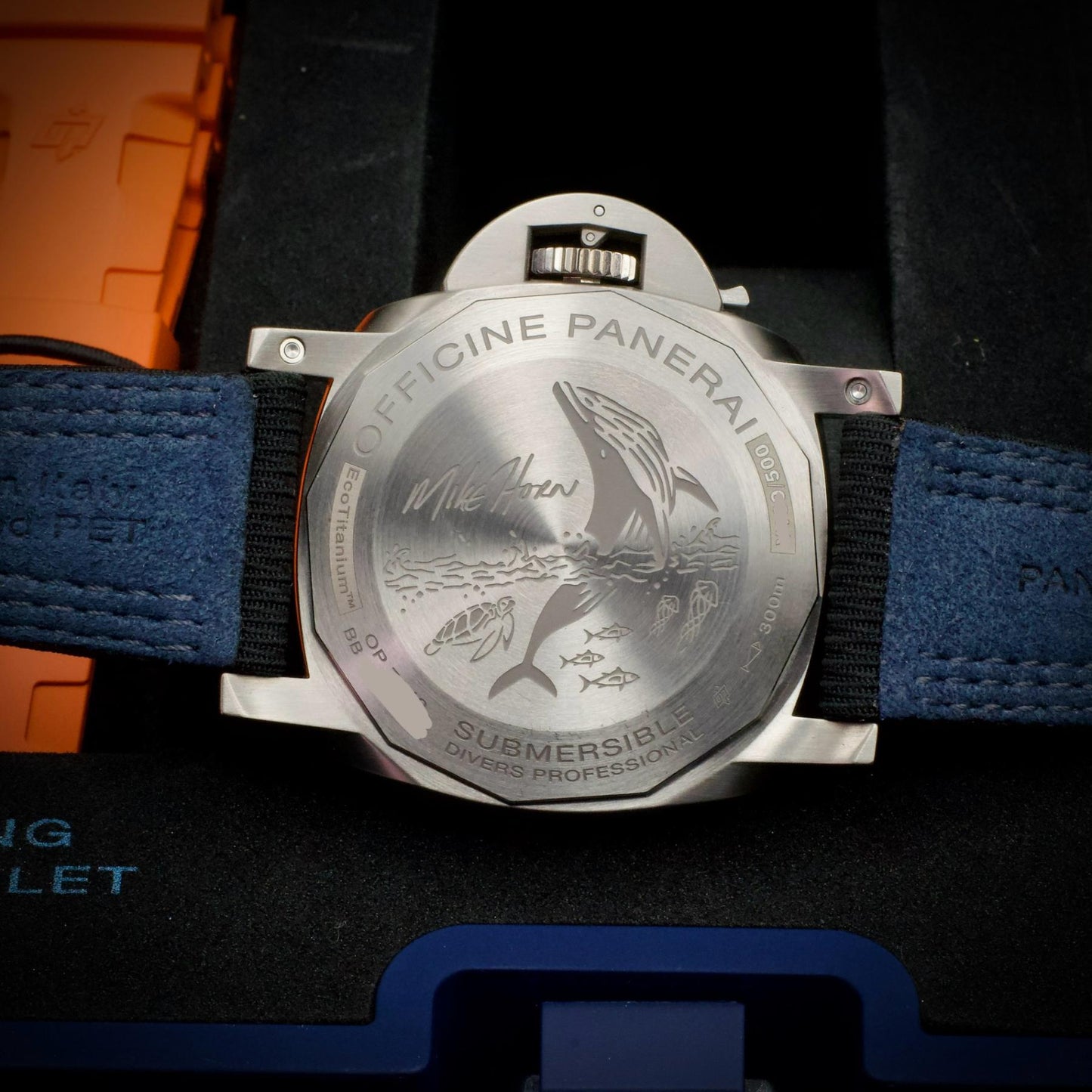 Panerai PAM00984 Mike Horn Edition Titanium Automatic Black Dial Box Straps