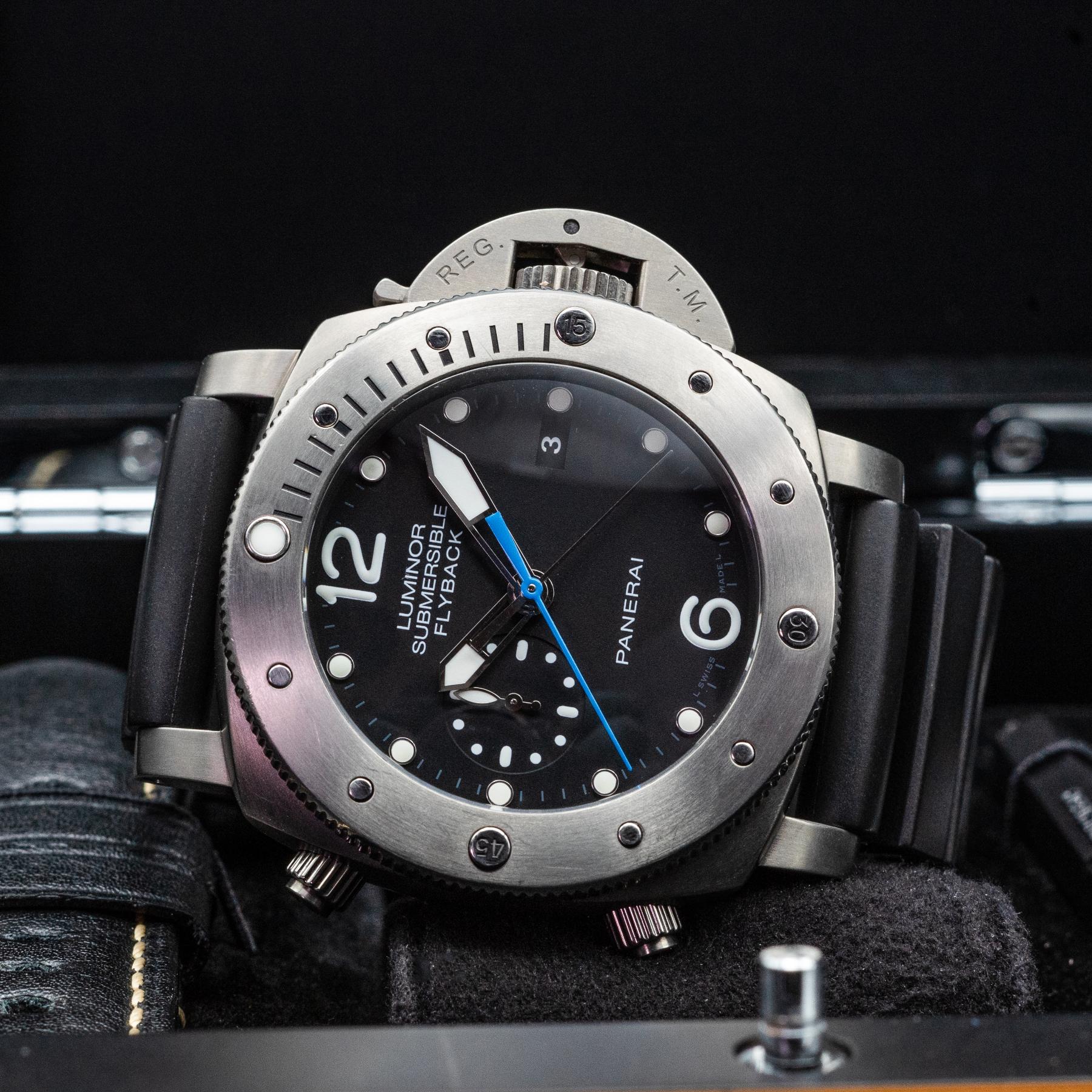 Panerai PAM00614 Luminor Submersible 1950 Chrono Flyback 47mm Titanium
