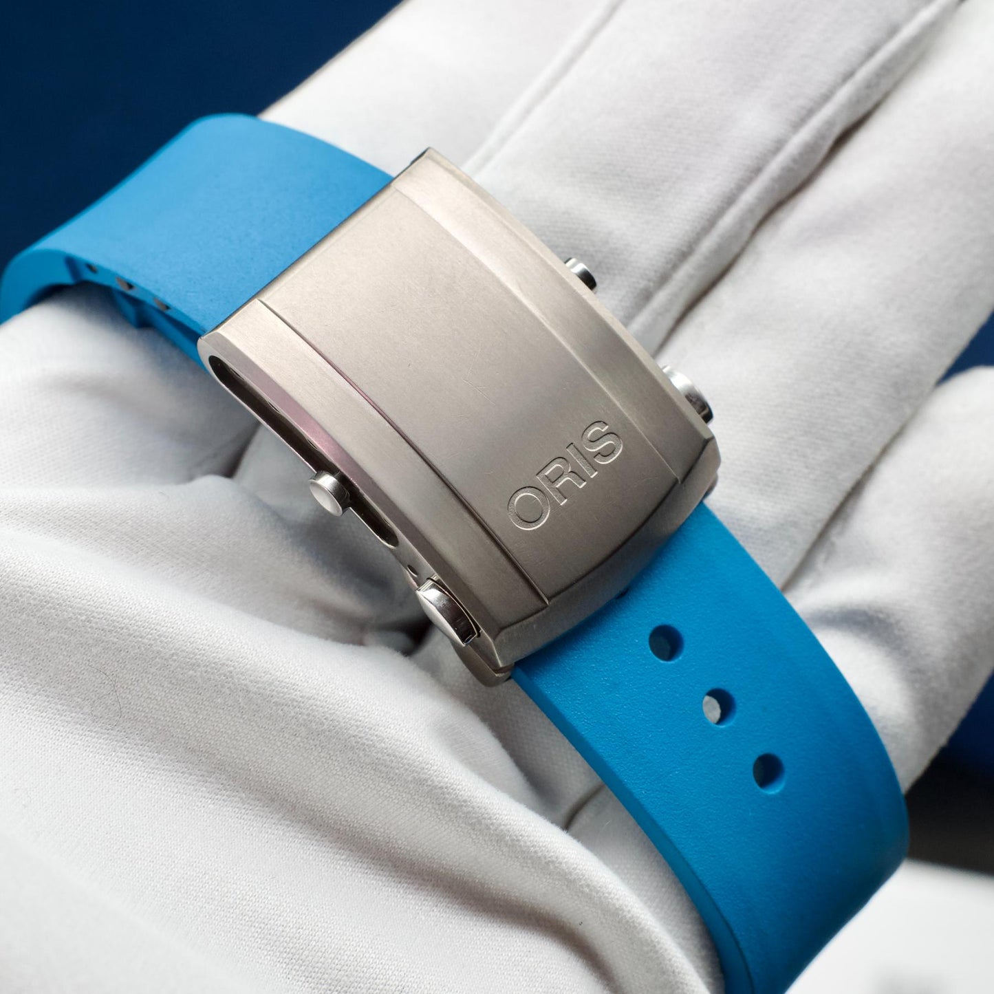 Oris Aquis Pro 4000M 49.5mm Titanium Blue Dial Calibre 400 Full Set