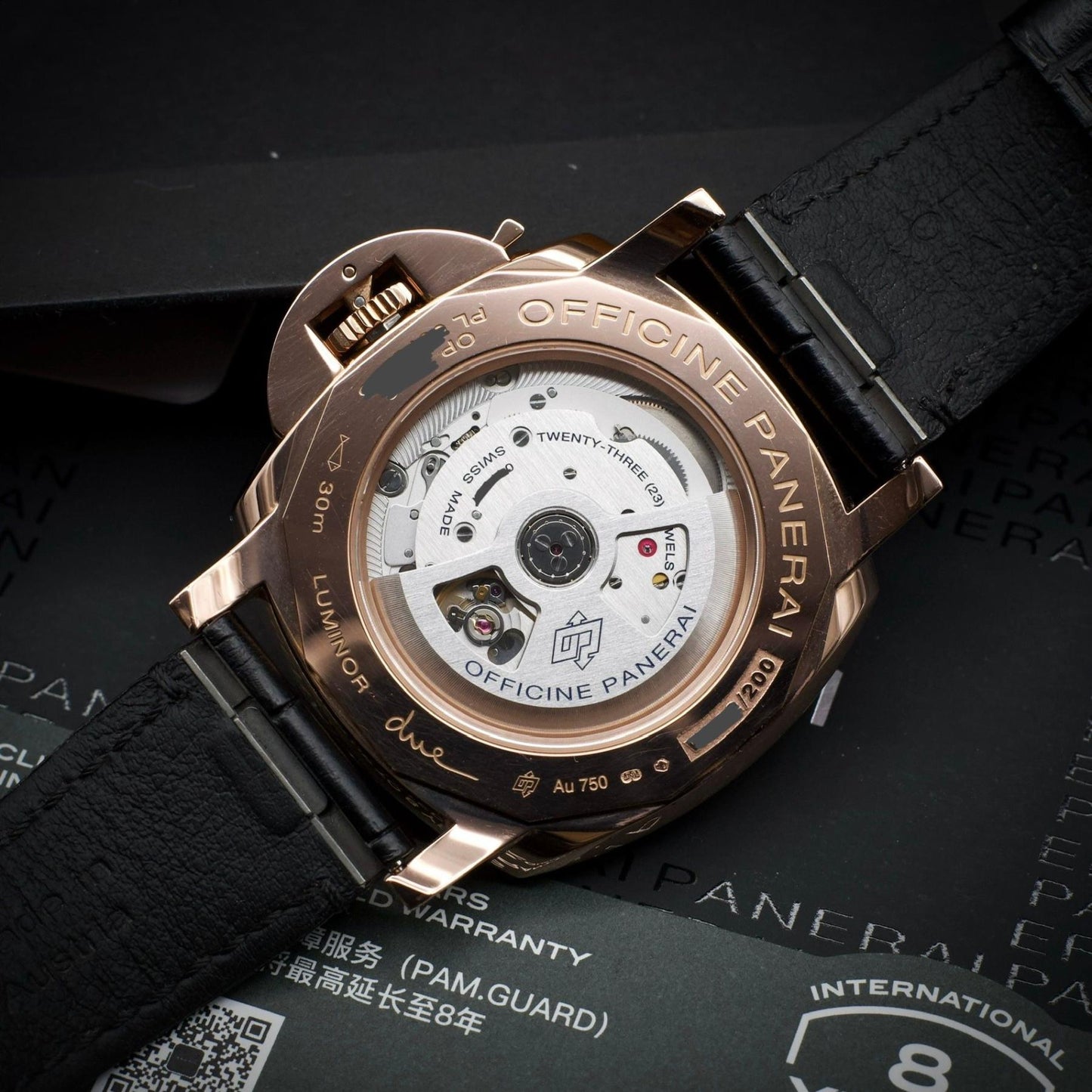 Panerai Luminor Due Goldtech PAM01041 42mm Black Dial Box Papers 2023
