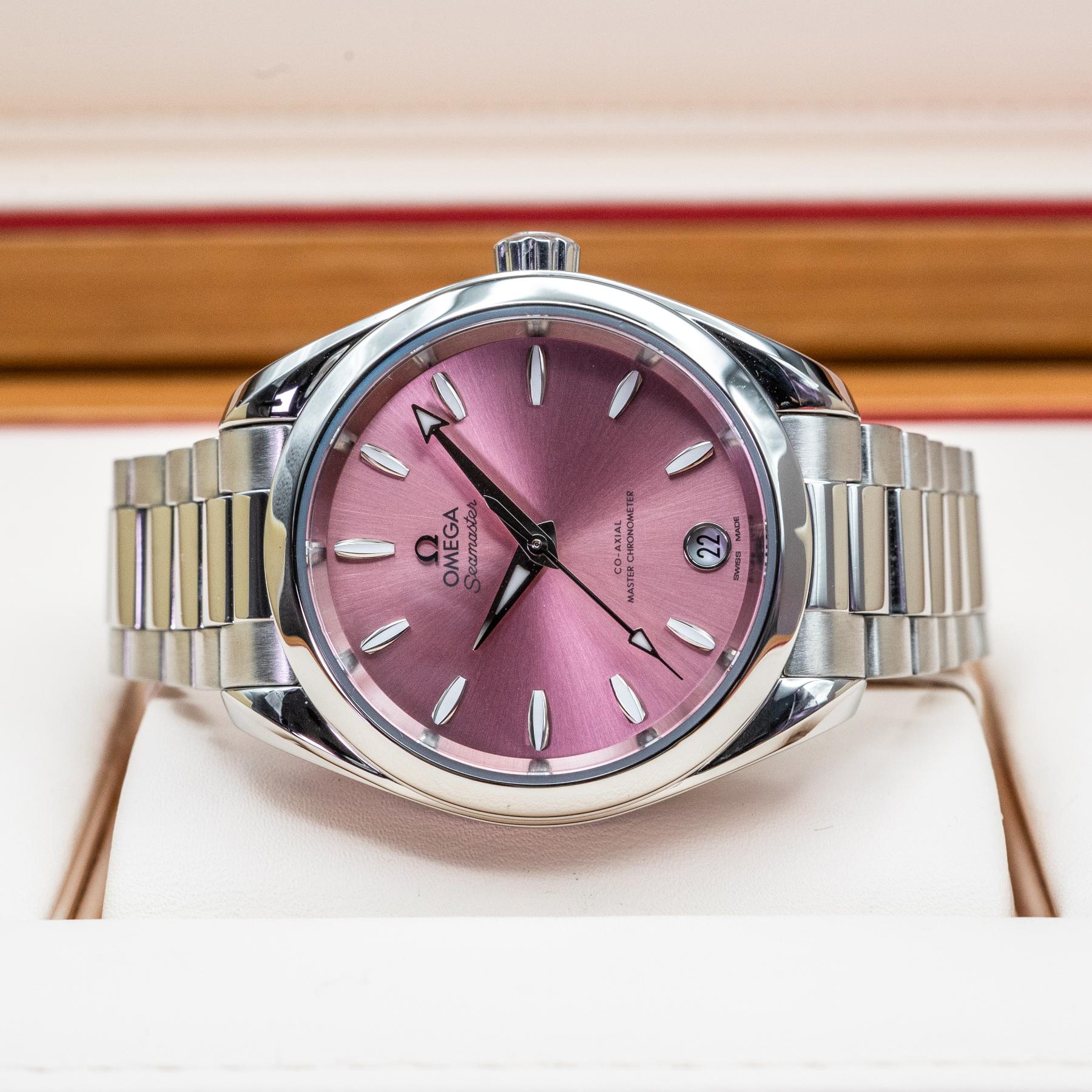 Omega Seamaster Aqua Terra Pink