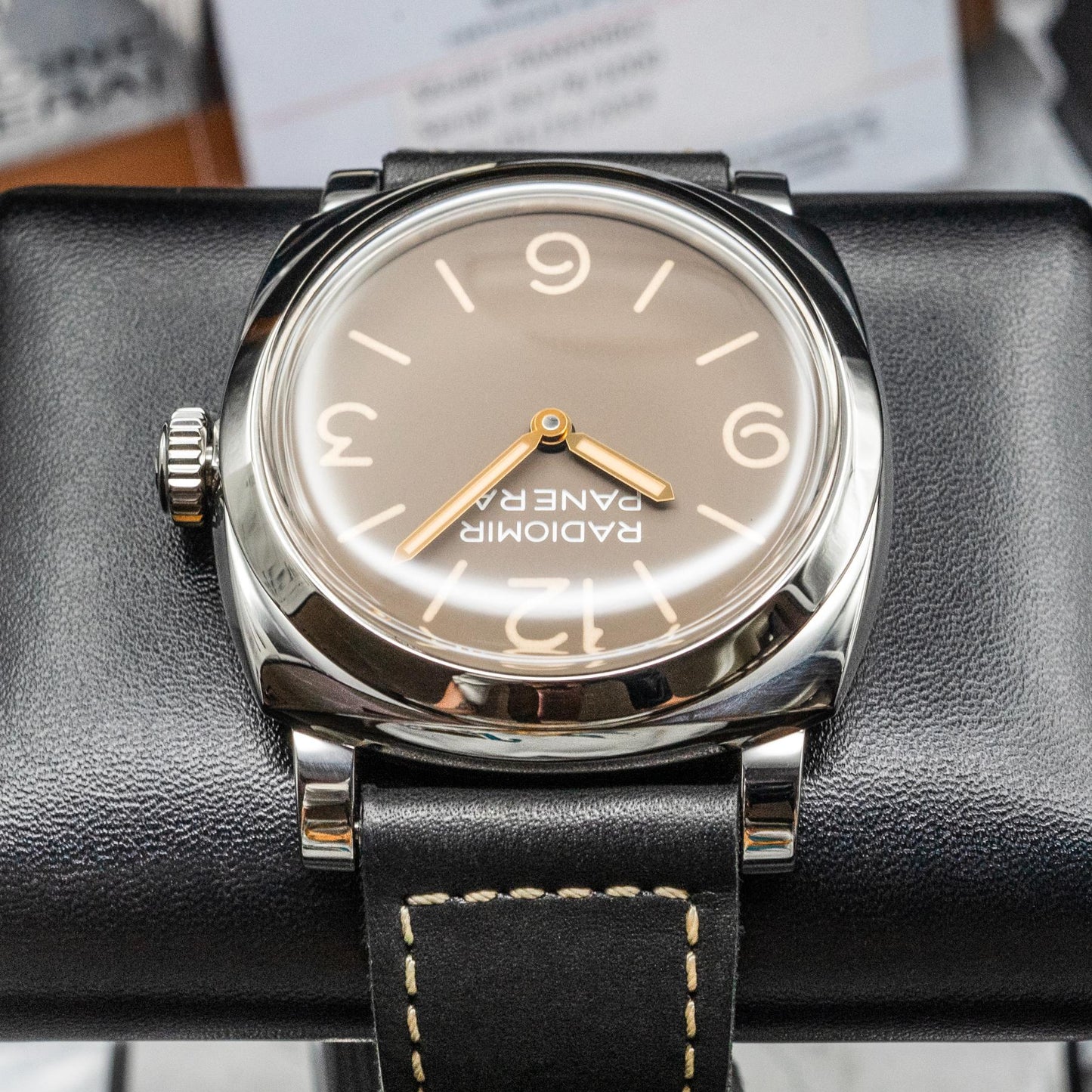 PAM00662 47mm Steel Brown Dial