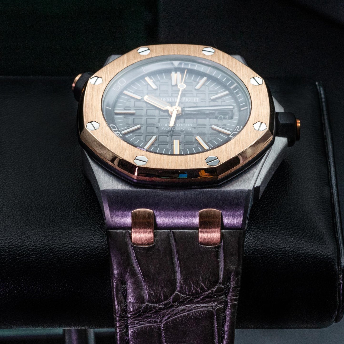 Audemars Piguet Royal Oak Offshore Diver QEII Cup 15709TR Tantalum Box Papers