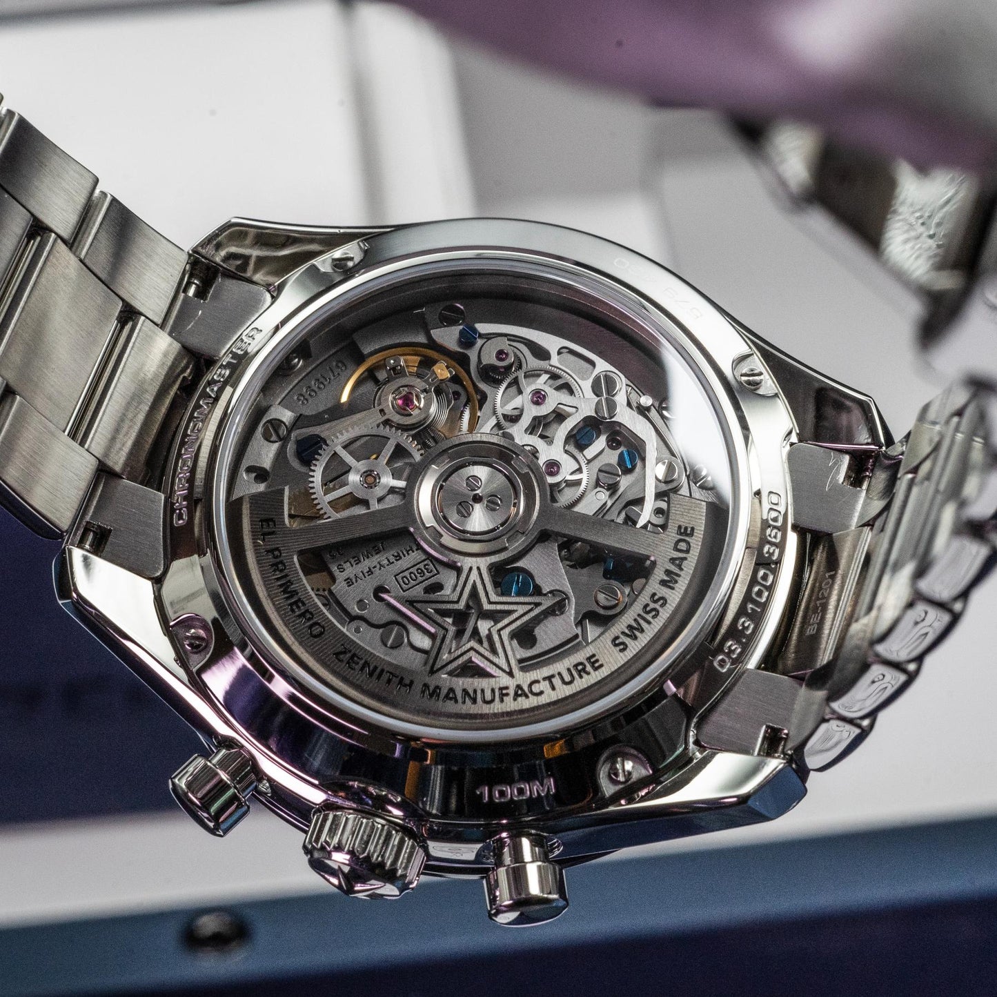 Zenith Chronomaster Sport 41mm El Primero Black Dial Box Papers 2021
