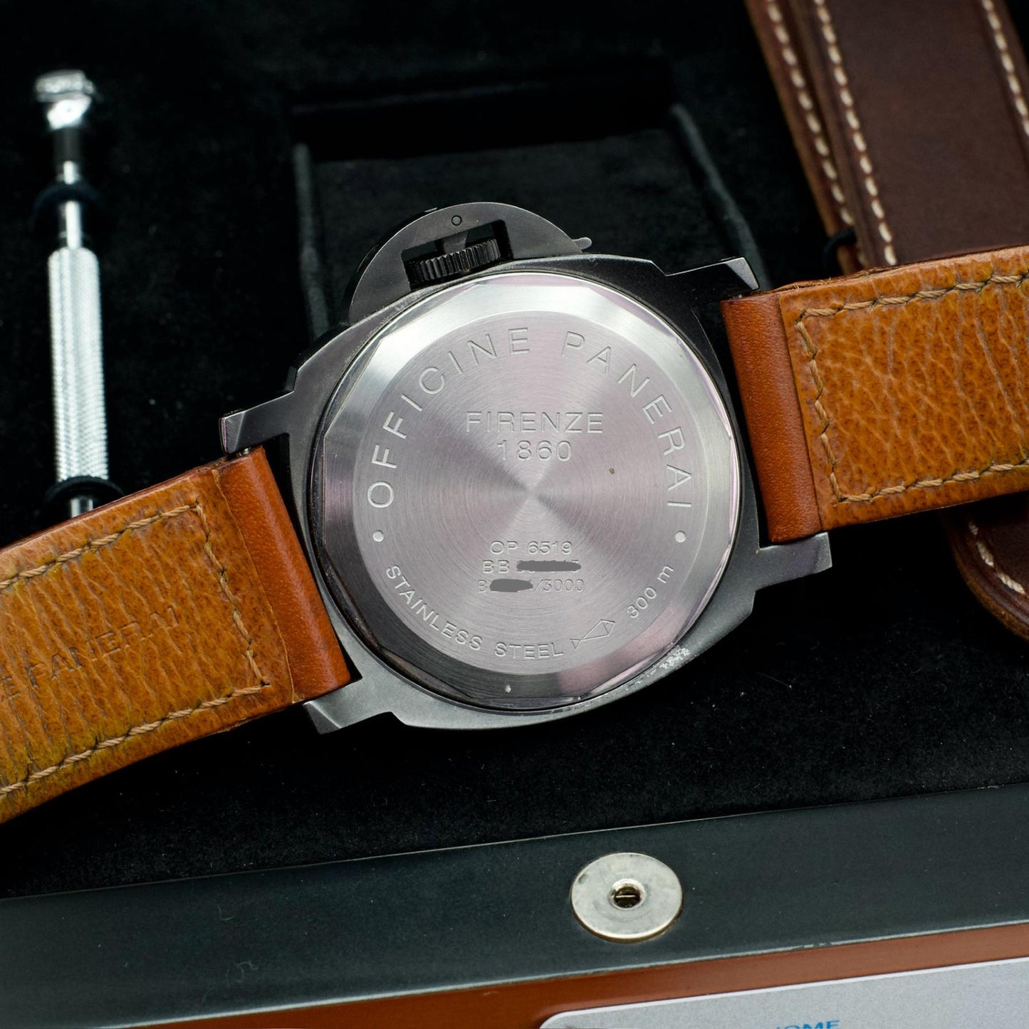 Panerai Luminor Marina B Series PVD Stainless Steel Case Black Dial PAM00004