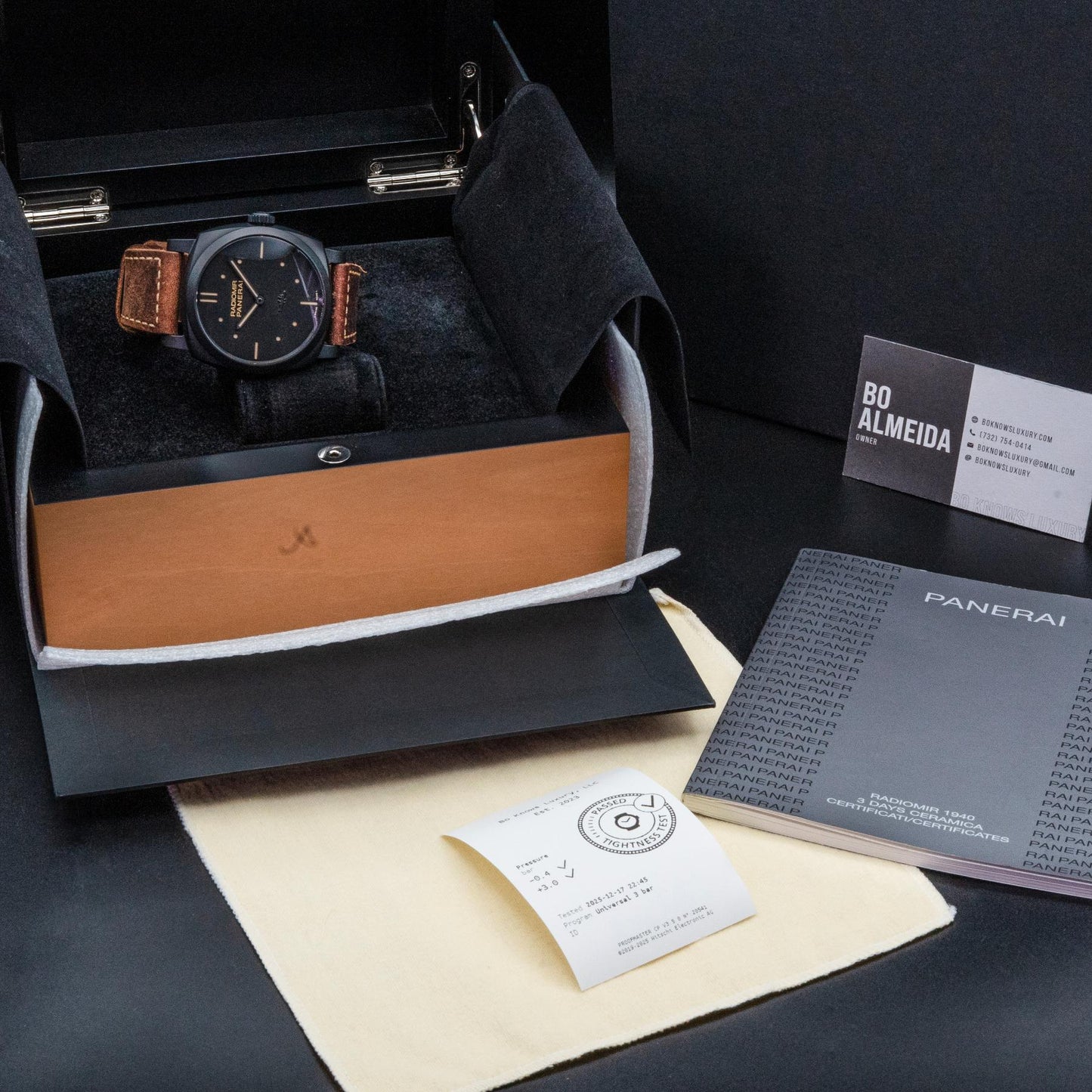 Panerai Radiomir 1940 3 Days Ceramica PAM00577 48mm Black Box Papers