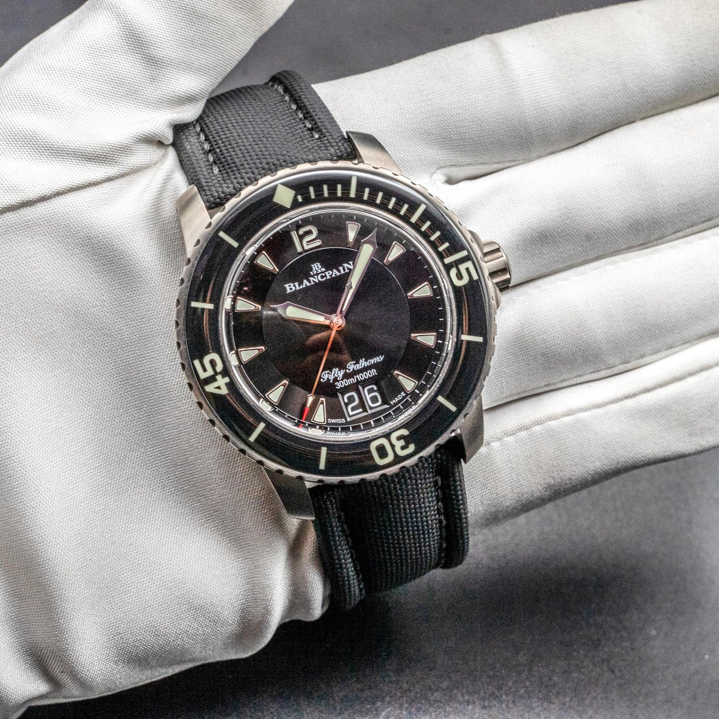 Blancpain Fifty Fathoms Grande Date 5050-12B30-B52A 45mm Titanium 2022