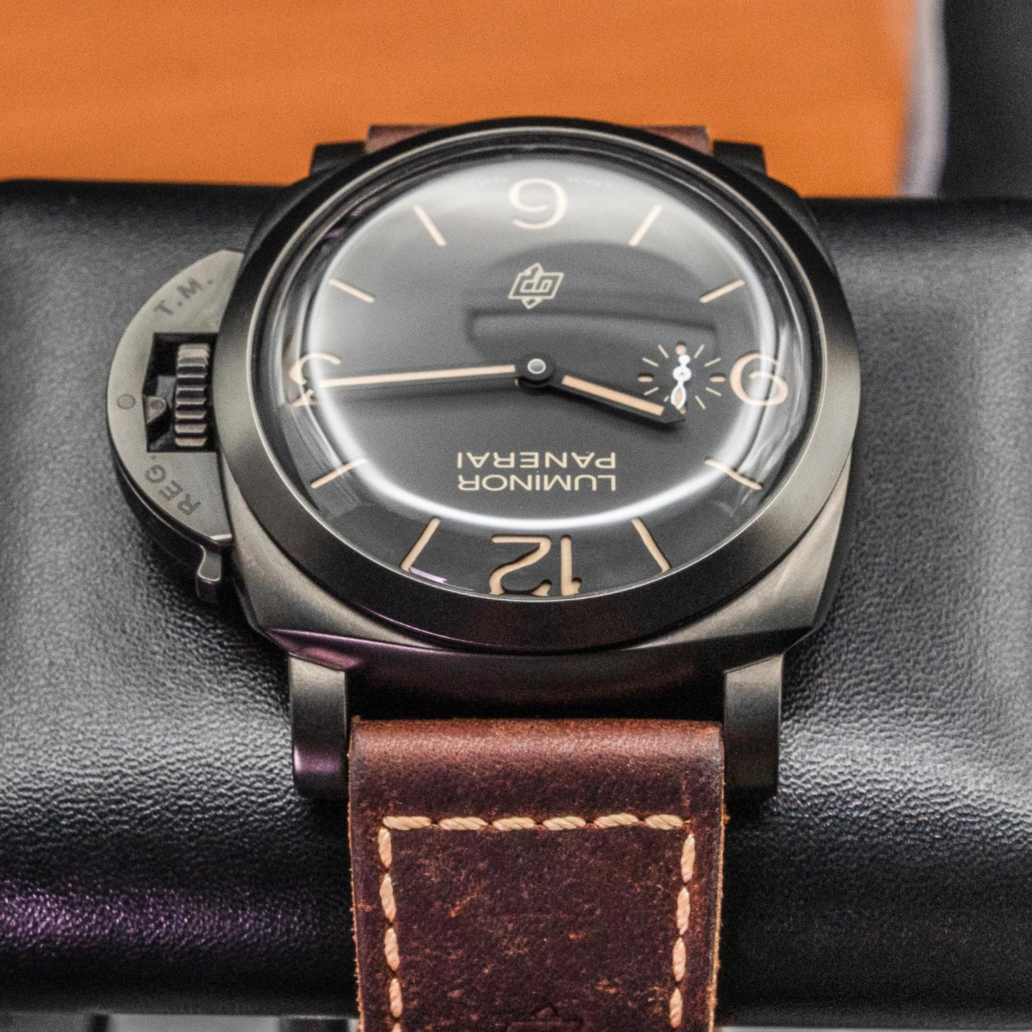 Panerai Luminor 1950 PAM00617 47mm Titanium DLC Black Dial LE 300