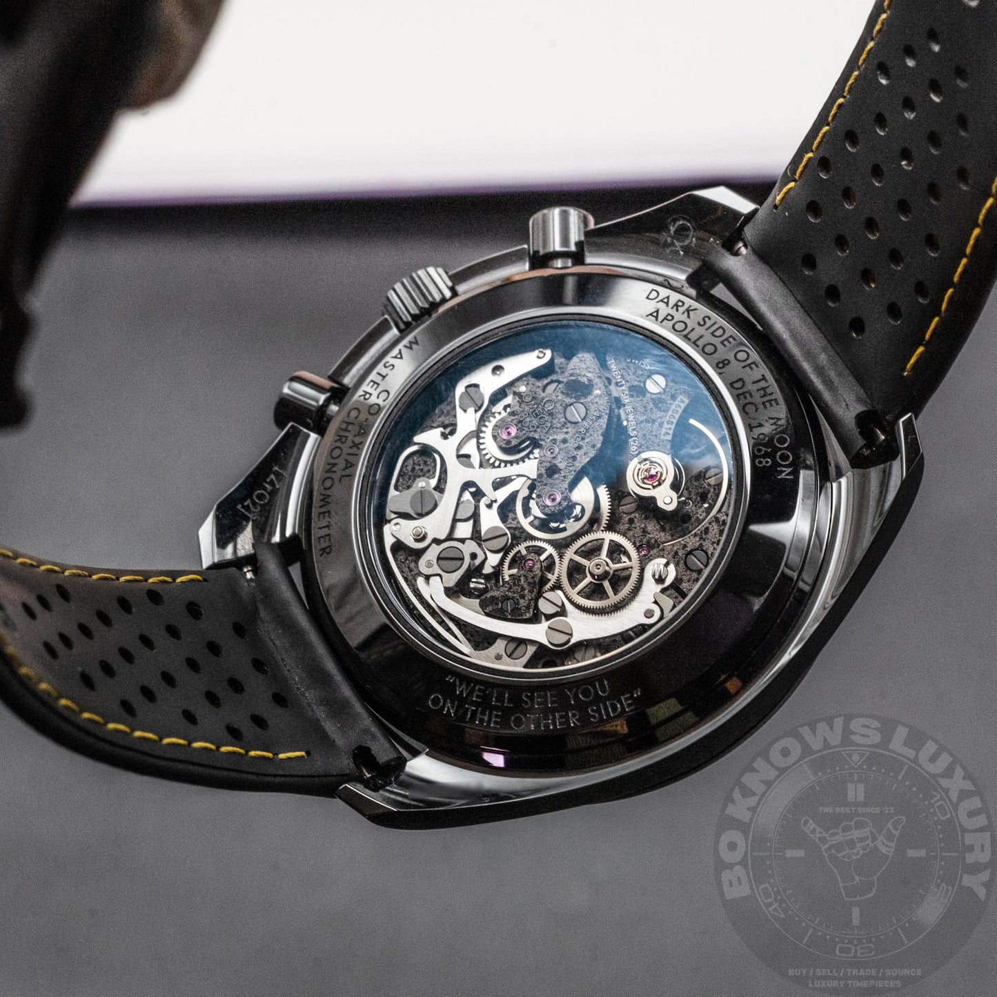 Omega Speedmaster Dark Side of Moon Apollo 8 44mm Ceramic Box Papers 2024