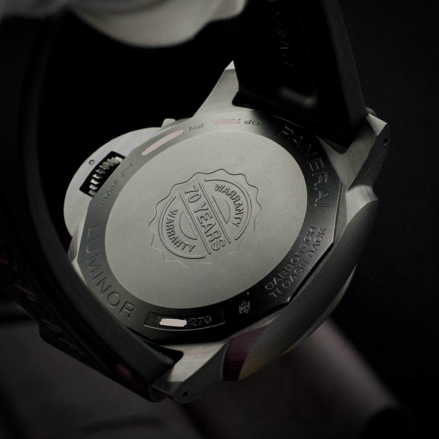 Panerai Luminor Marina Carbotech 44mm Limited 270 Pam01118 70 Year Warranty