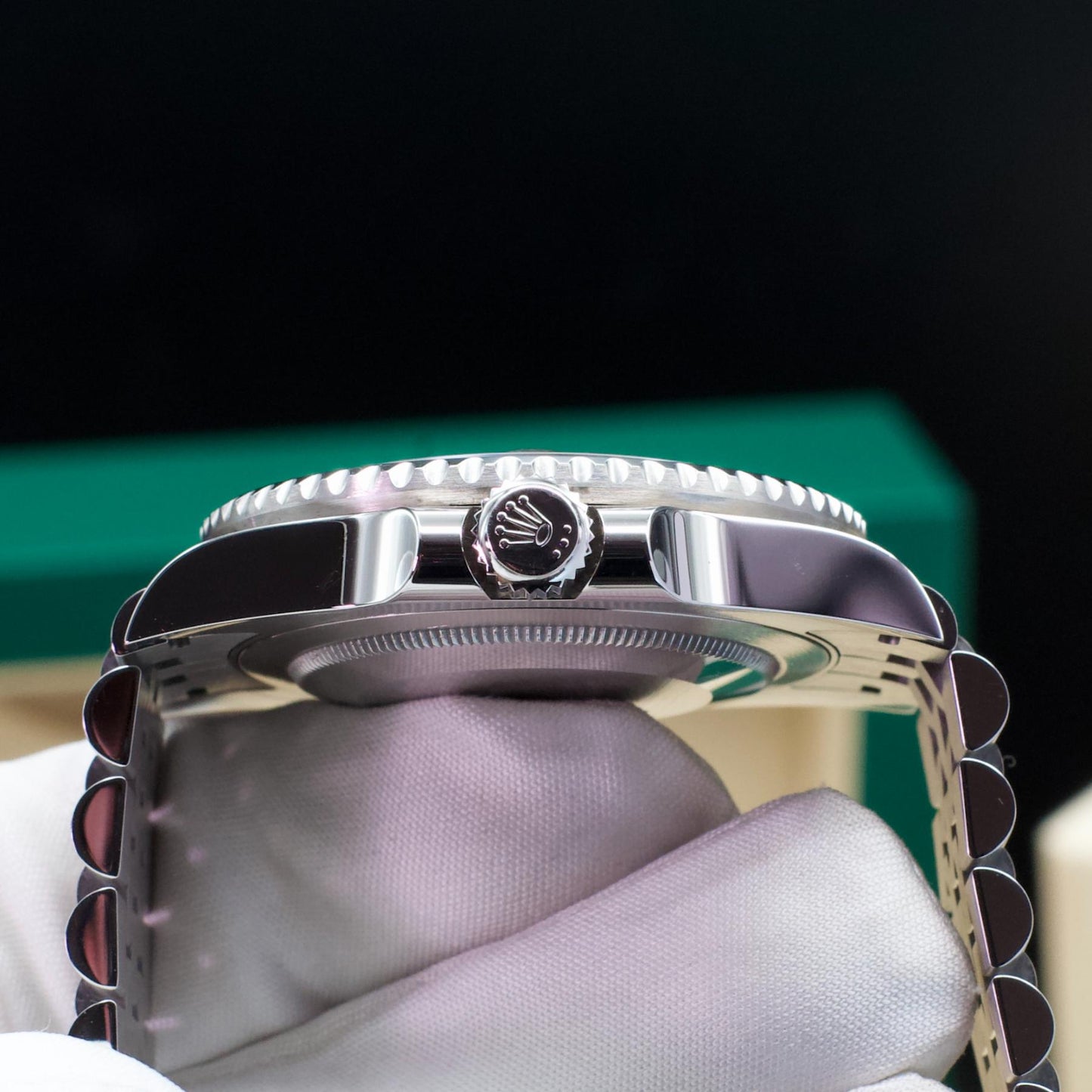 Rolex GMT-Master II Batgirl 126710BLNR Jubilee Bracelet 40mm Steel Box Papers