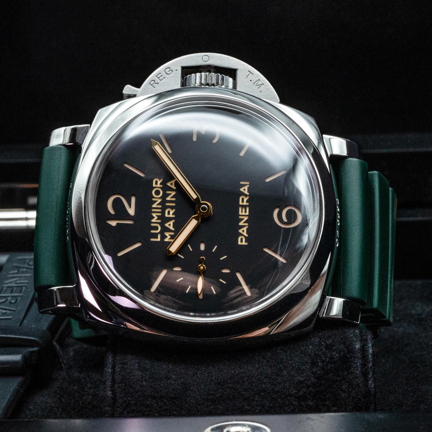 Panerai Luminor Marina 1950 3 Days PAM00422 47mm Steel Black Dial Papers 2014