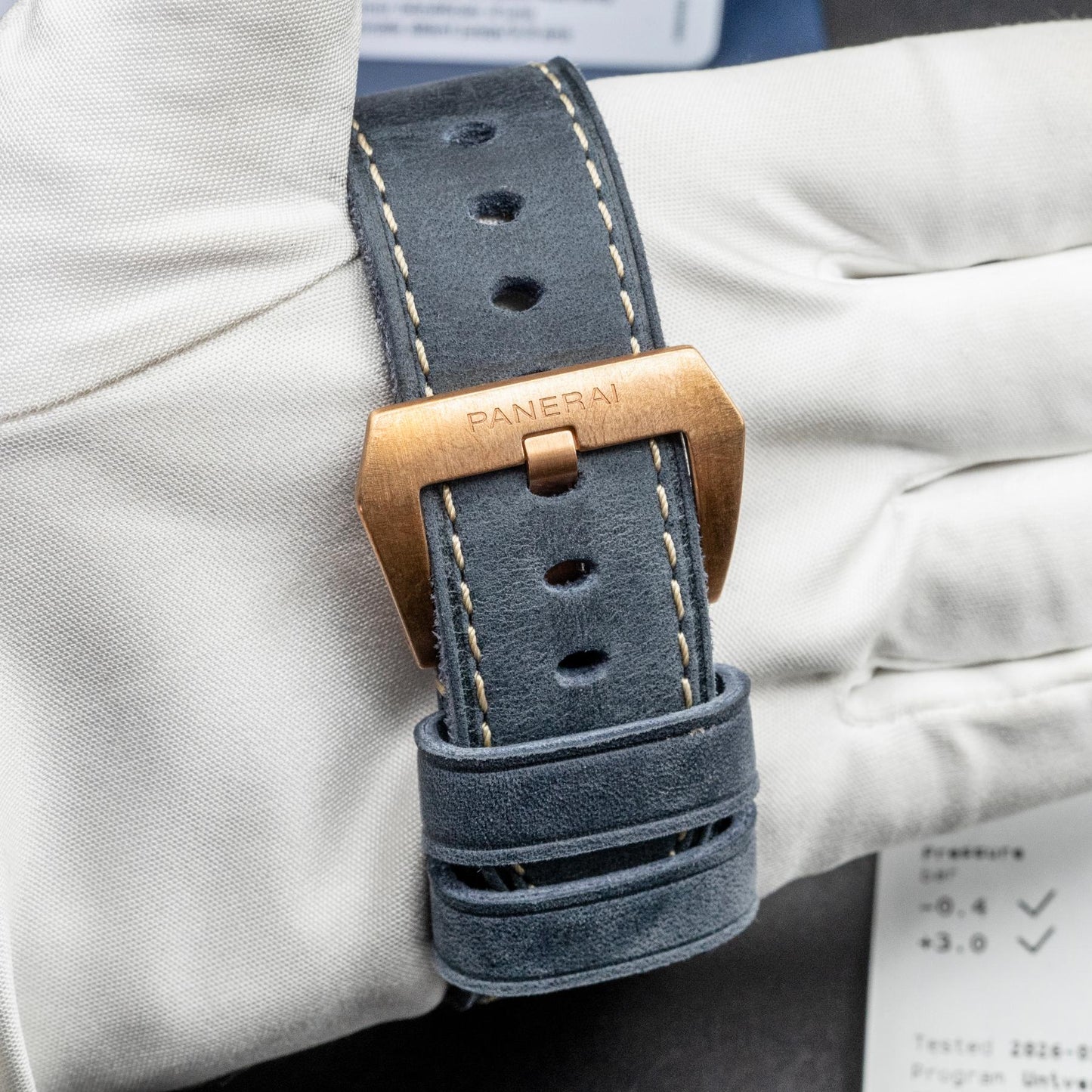 Panerai Luminor Marina Bronzo PAM01678 44mm Blue Sandwich Dial Box Papers 2025