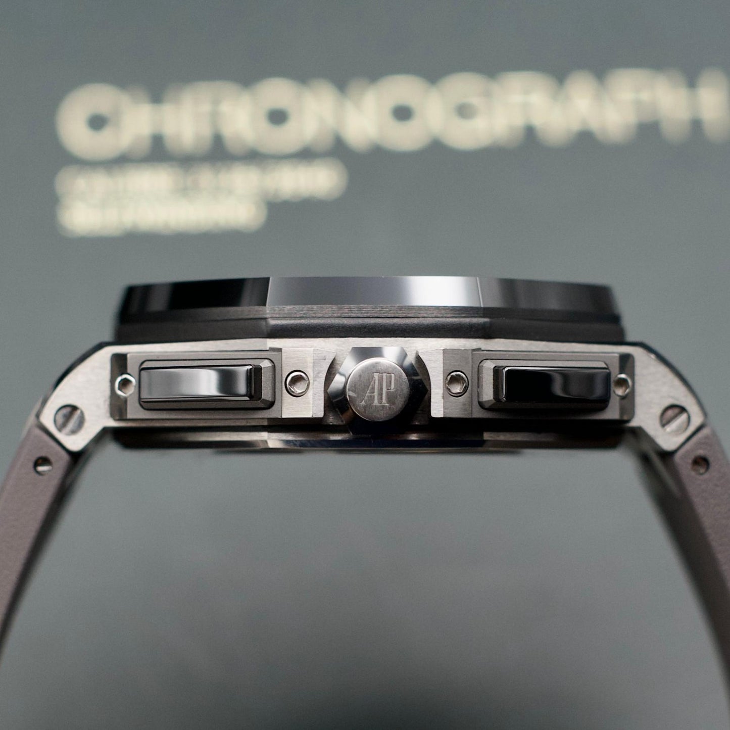 Audemars Piguet Royal Oak Offshore Chronograph Titanium Ceramic Gray Dial 44 B&P