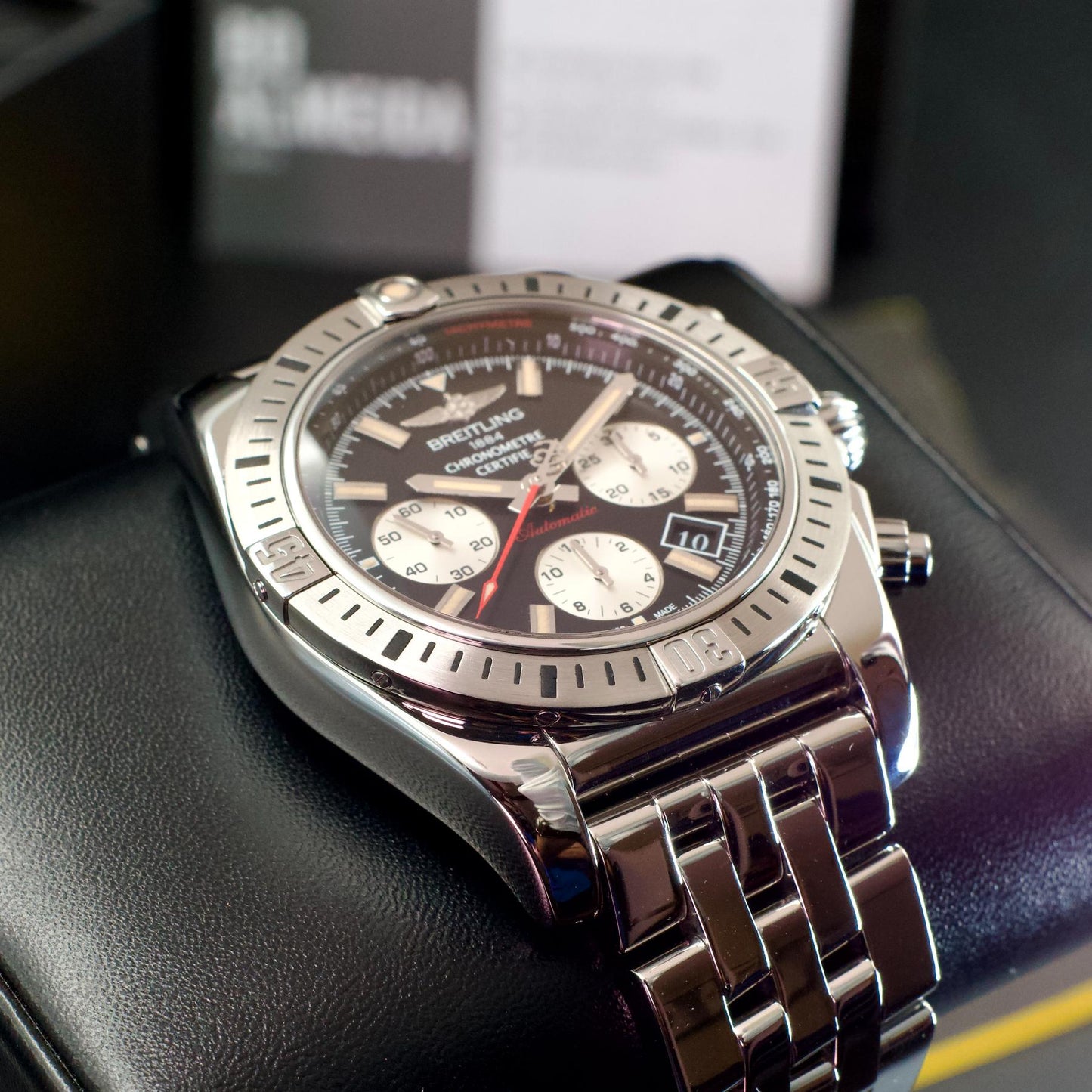 Breitling Chronomat Airborne Special Edition 44mm Black Dial Steel 