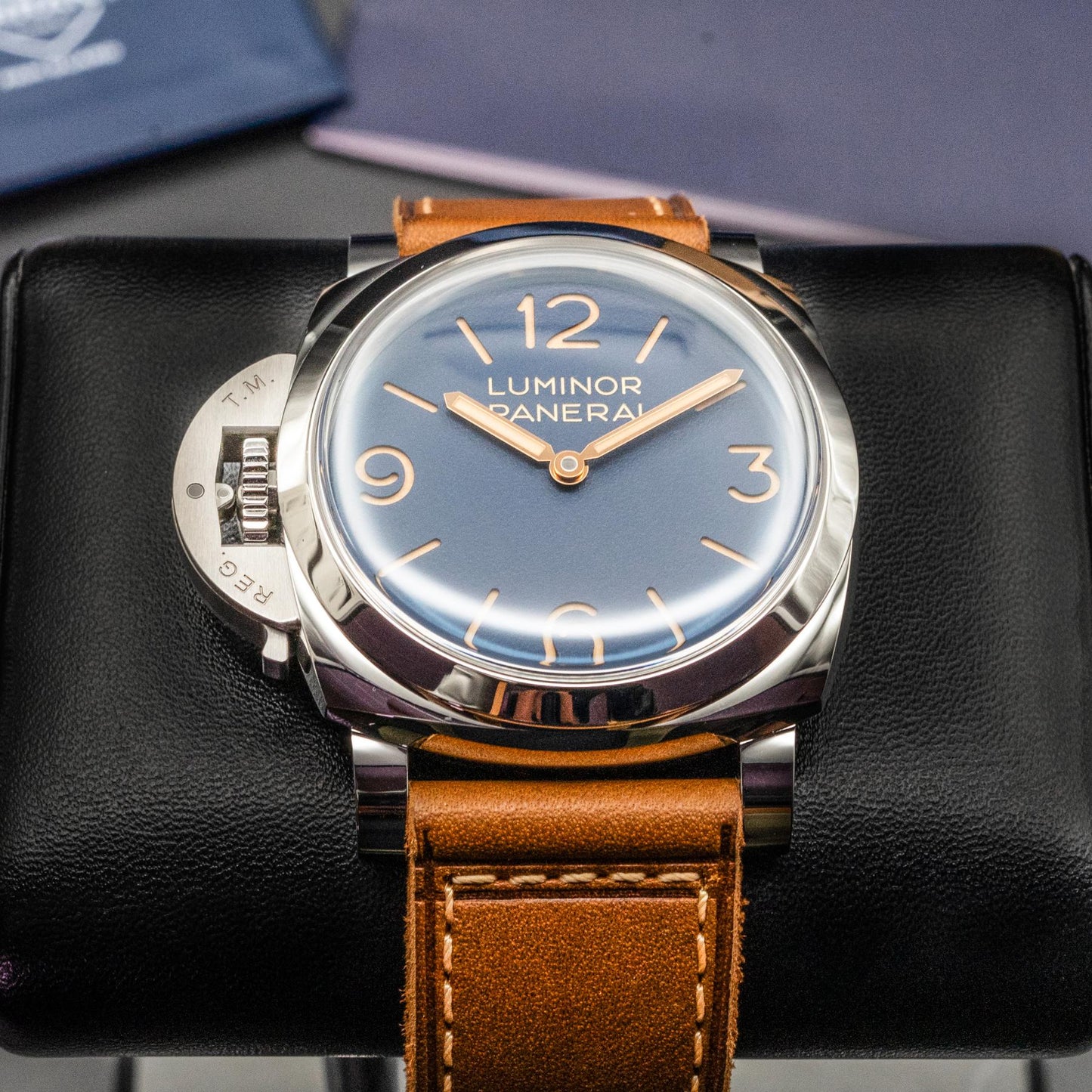 Panerai Luminor Destro PAM01732 44mm Steel Blue Dial Box Papers 2026