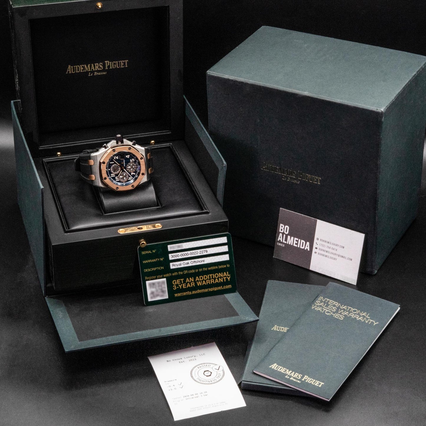 Audemars Piguet Royal Oak Offshore 26471SR Bucherer Blue Dial Box Papers 2020